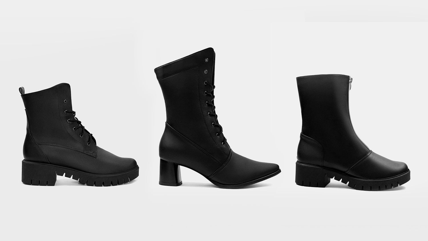 Fashionable vegan insulated boots for winter