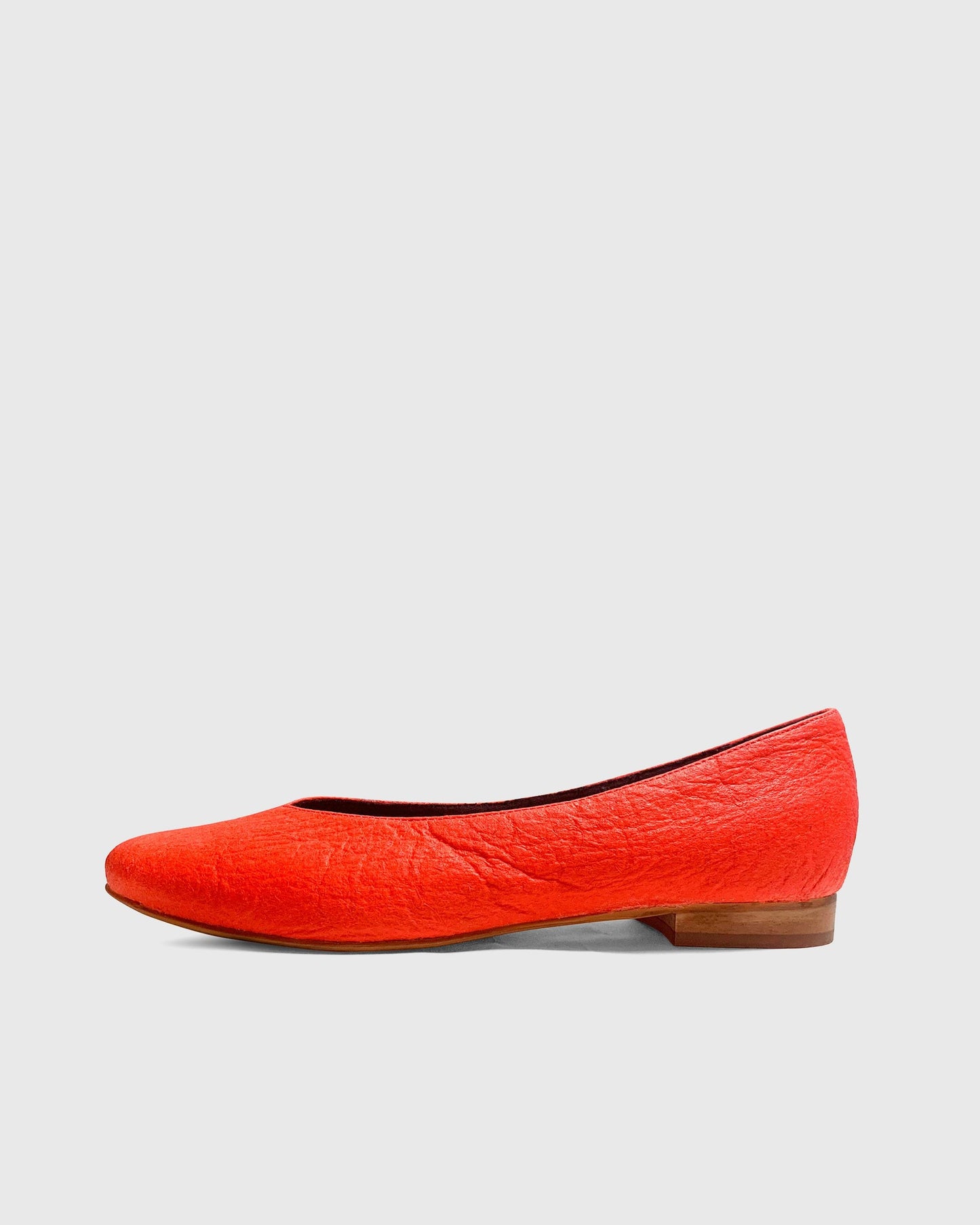 Pumps Paprika Pina ballerinas made of Pinatex - sample sale