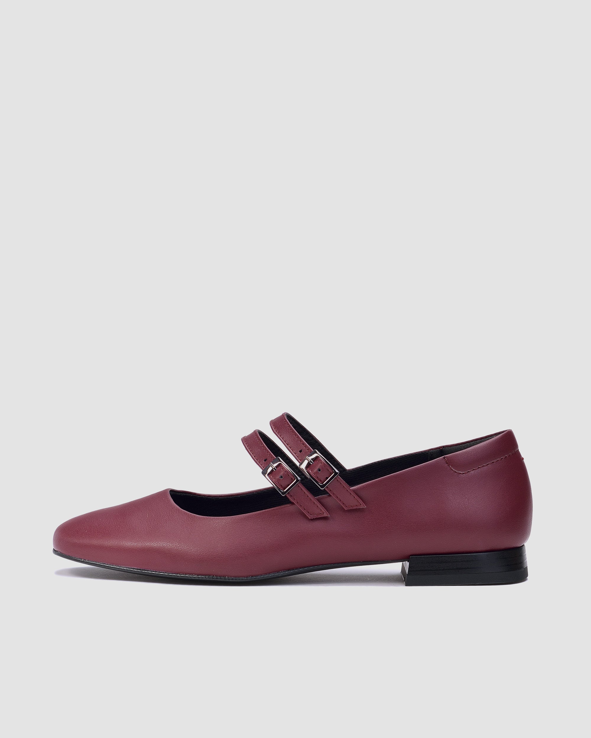 Cherry Mary Jane Pumps burgundy ballerinas