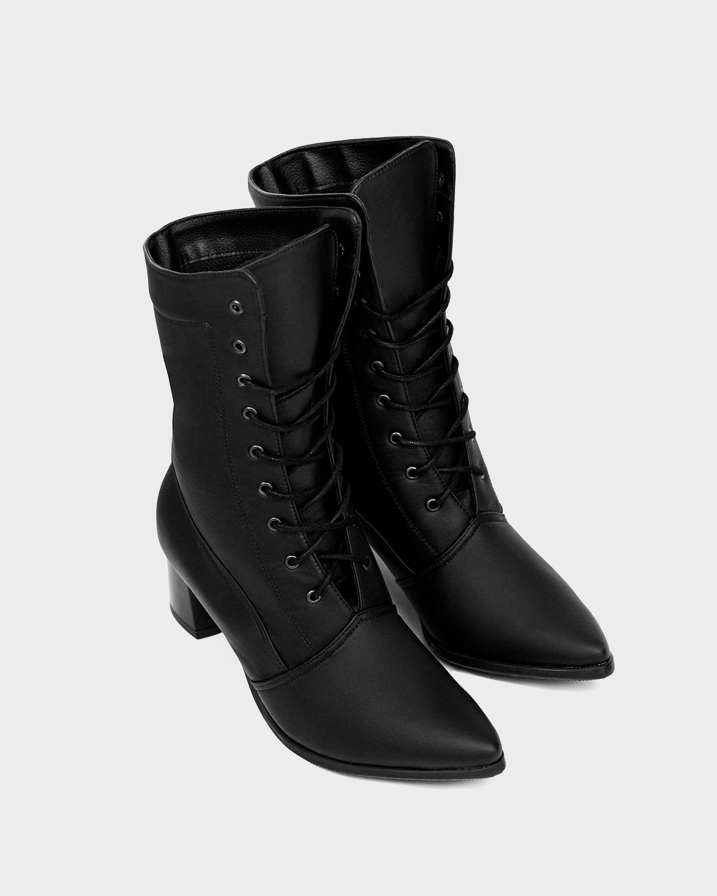High Boots Black cactus leather boots - sample sale