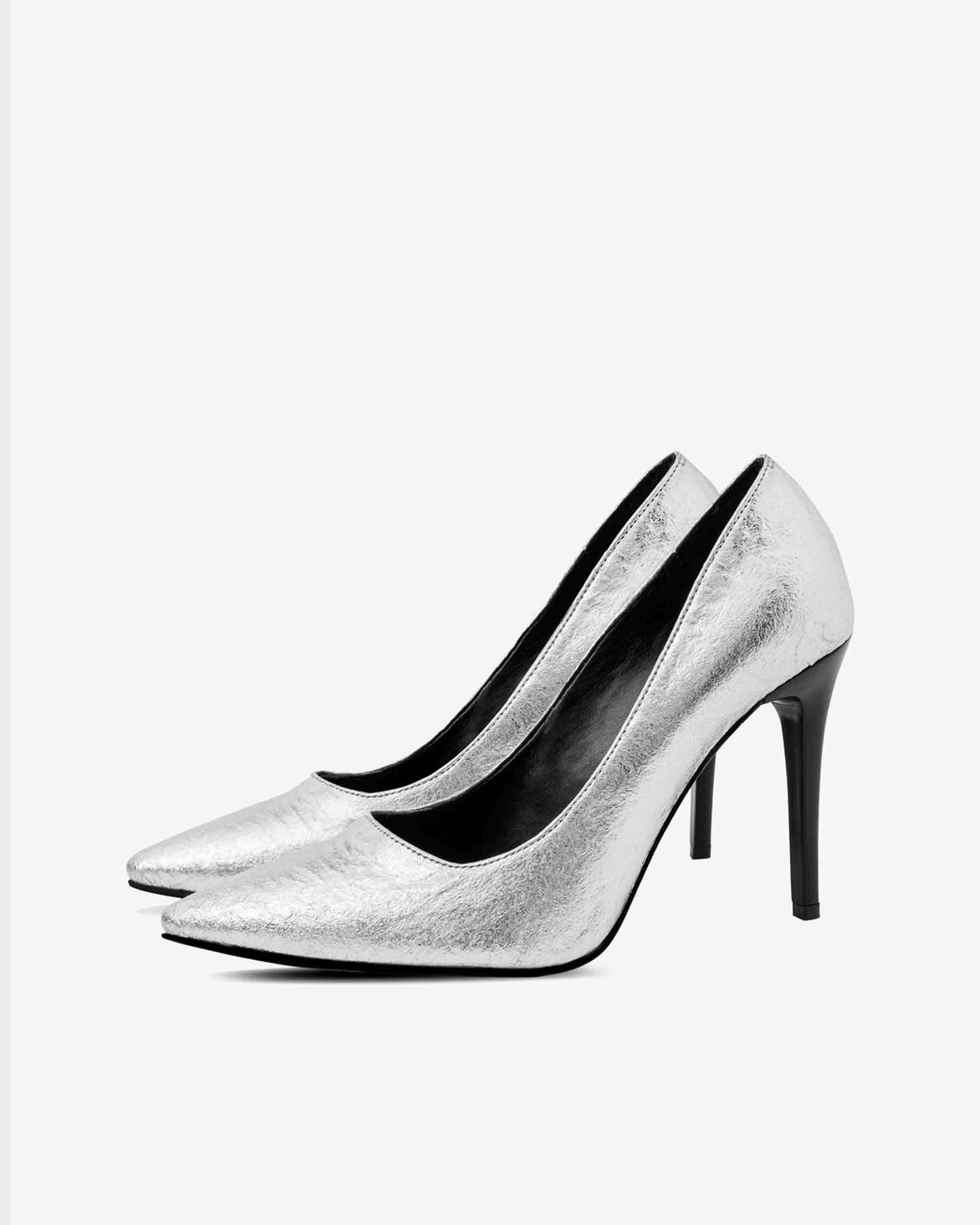 Silvery Chic Pina Pinatex Stilettos – Musterverkauf