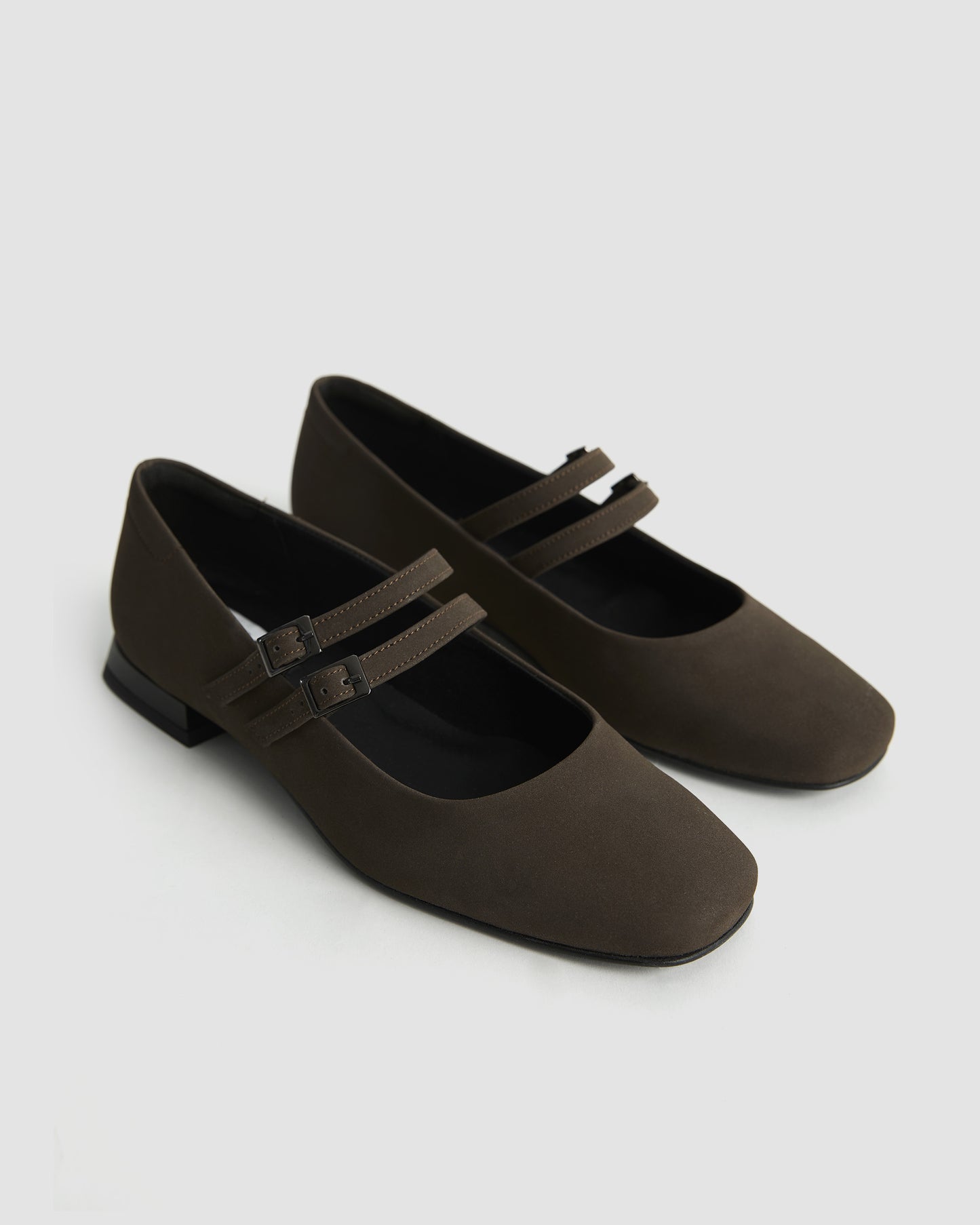 Chocolate Mary Jane Pumps brown ballerinas