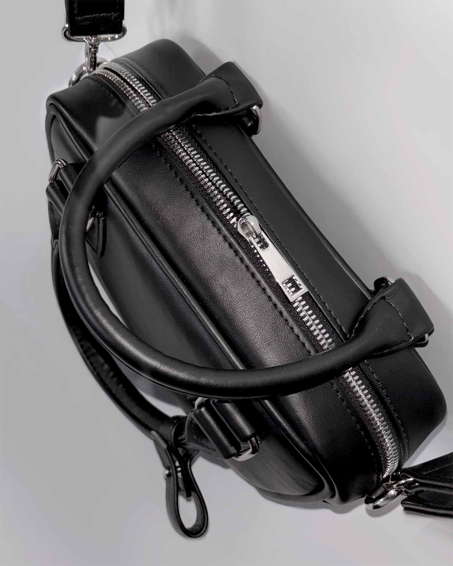 Boxy Bag BOHEMA corn leather bag, back view