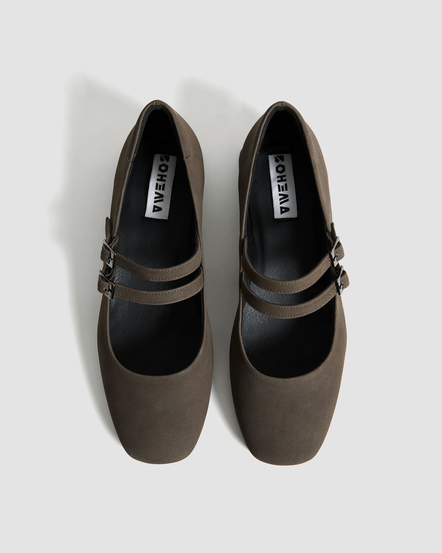 Chocolate Mary Jane Pumps brown ballerinas