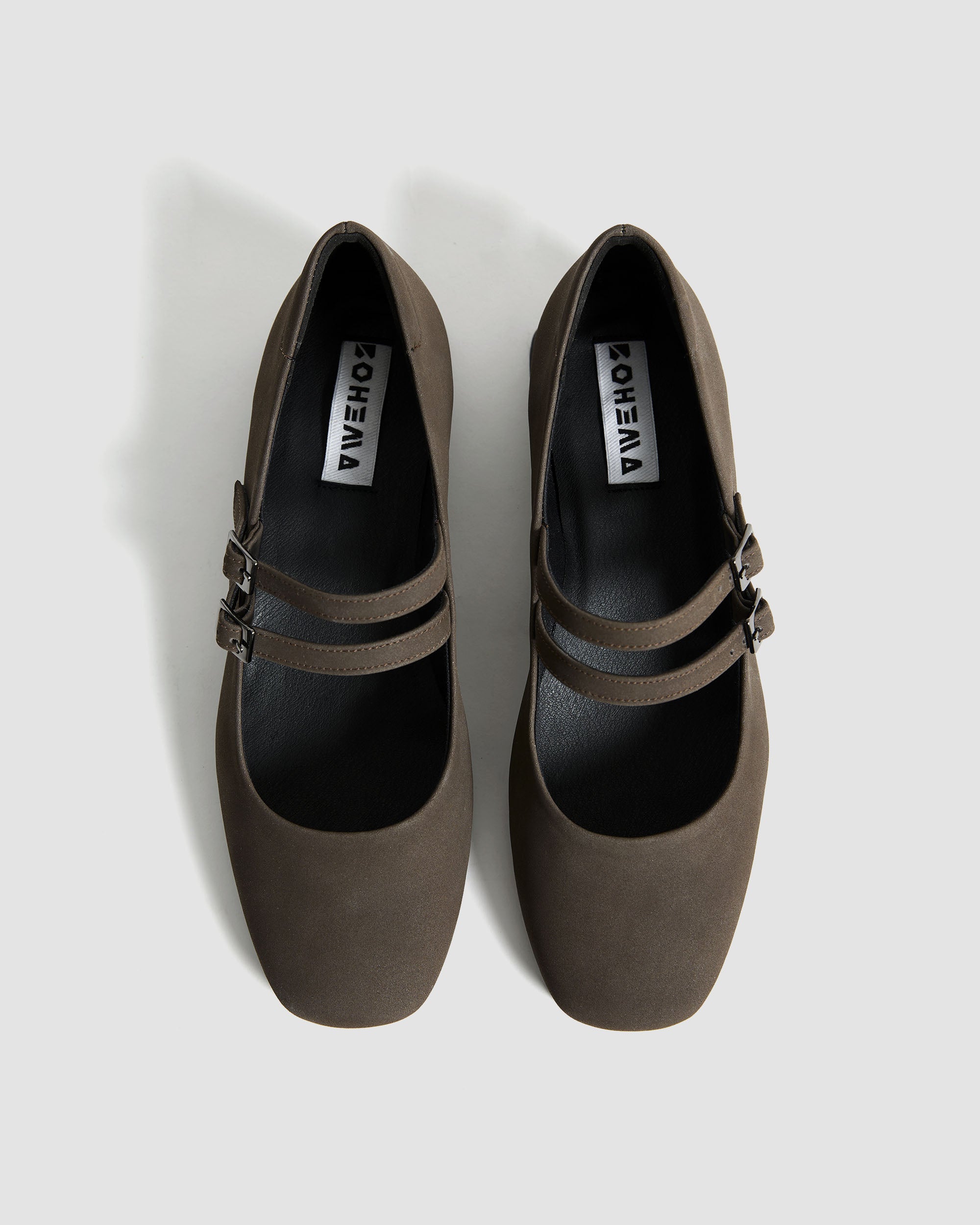 Chocolate Mary Jane Pumps brown ballerinas
