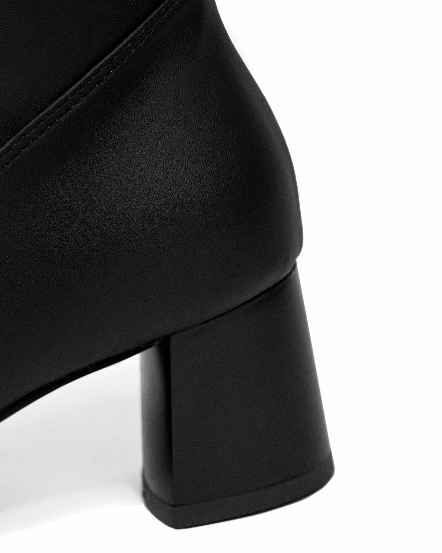 High Boots Black cactus leather boots - sample sale