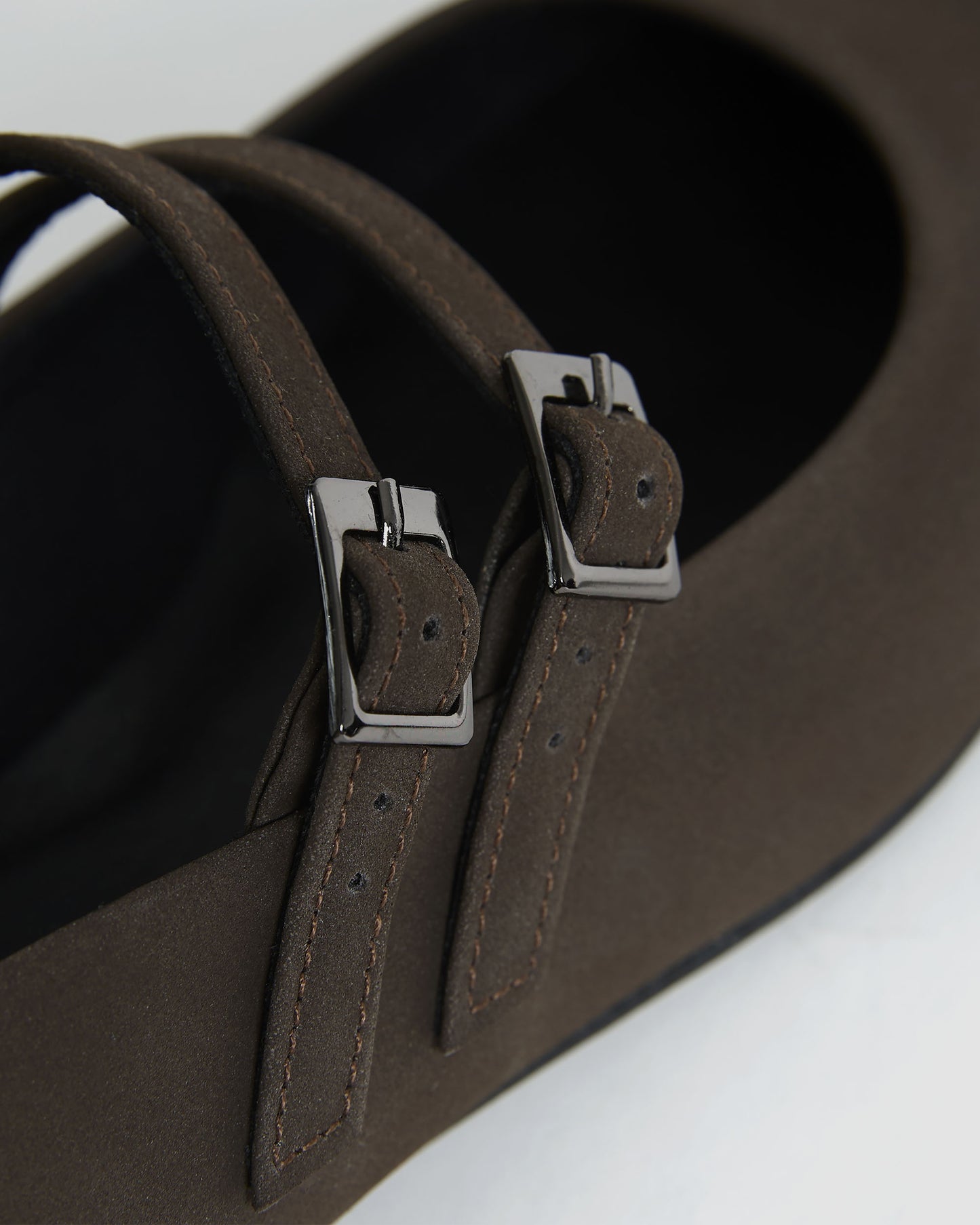 Chocolate Mary Jane Pumps brown ballerinas