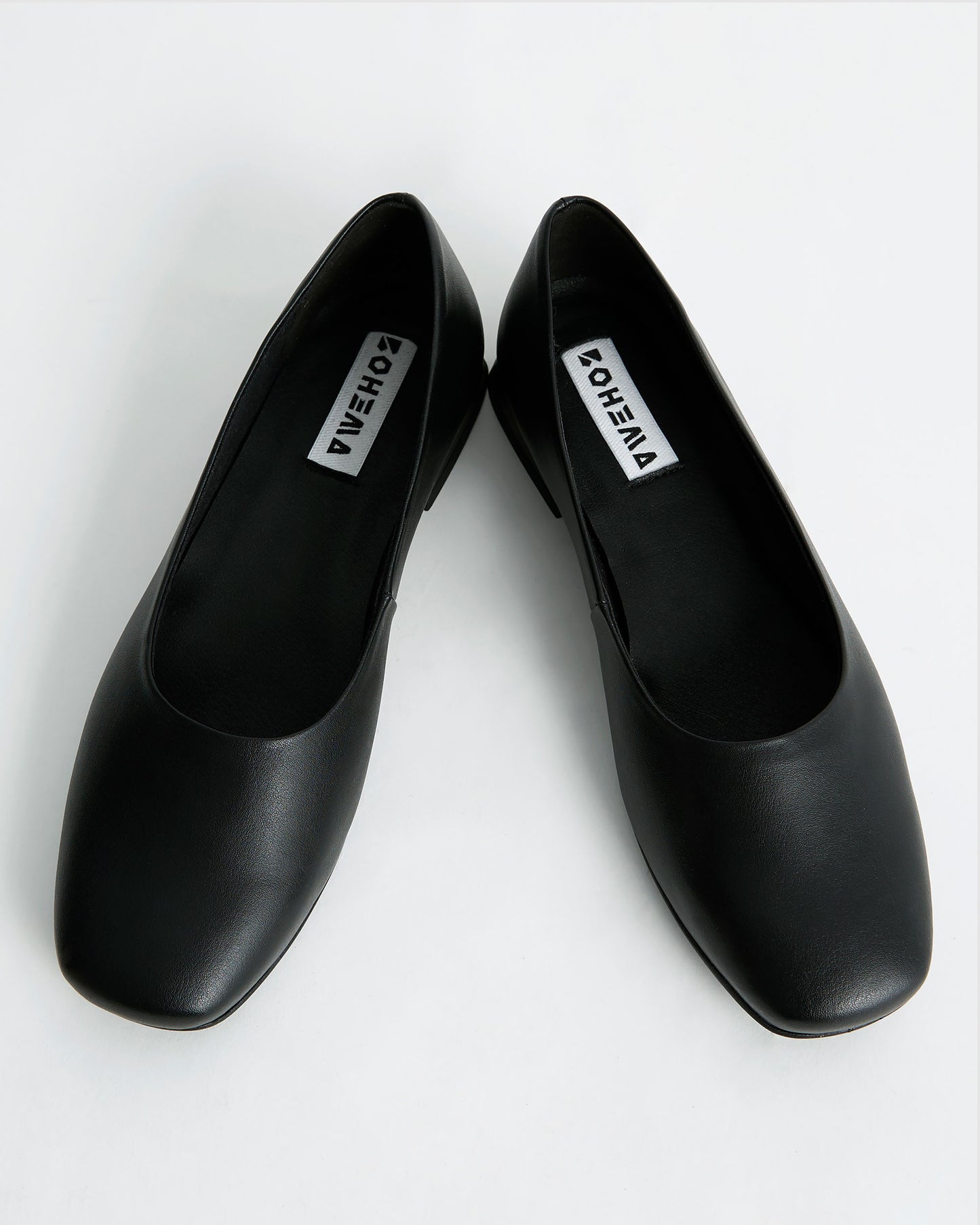 Black Diana Pumps black ballerinas with square toe