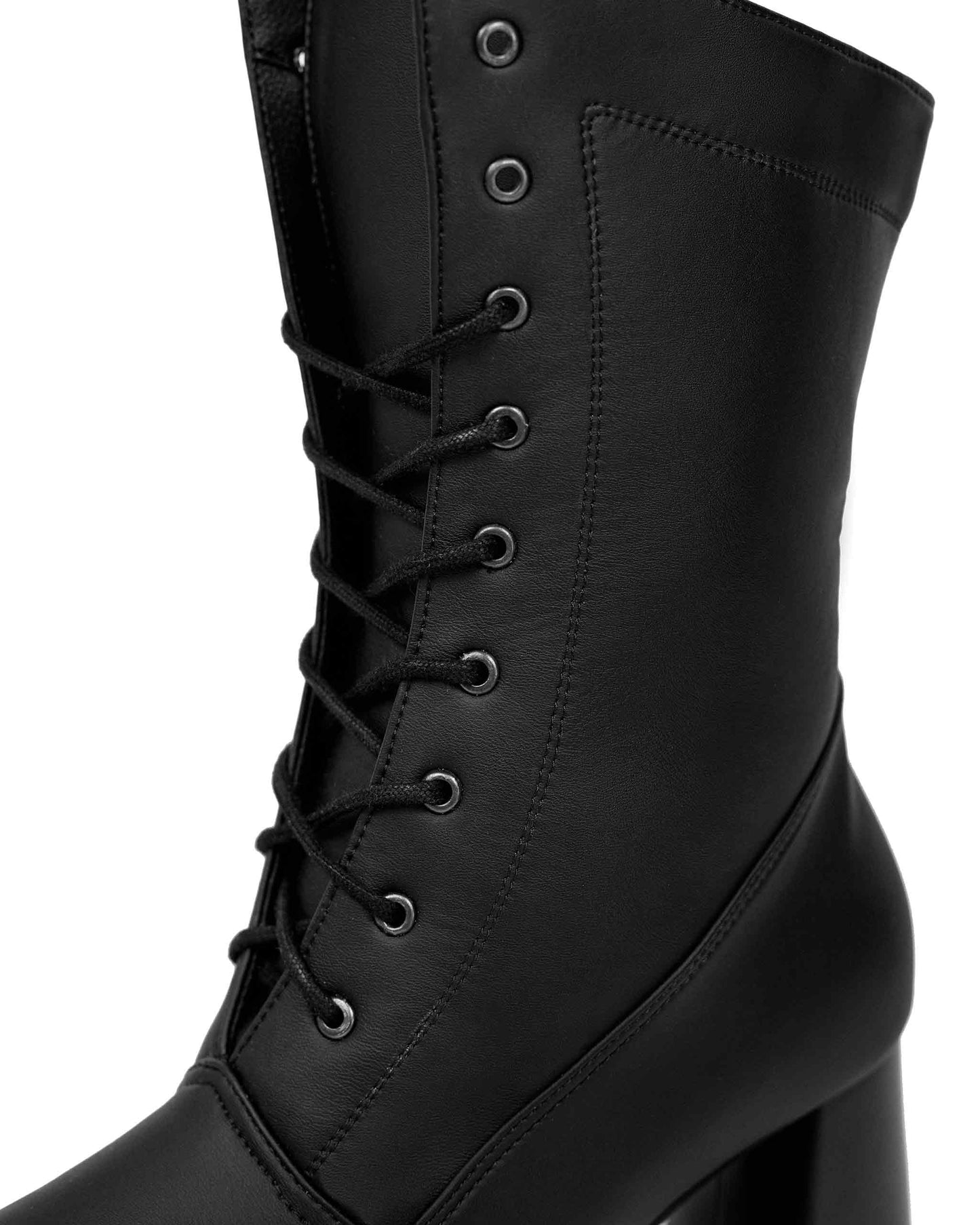 High Boots Black cactus leather boots - sample sale