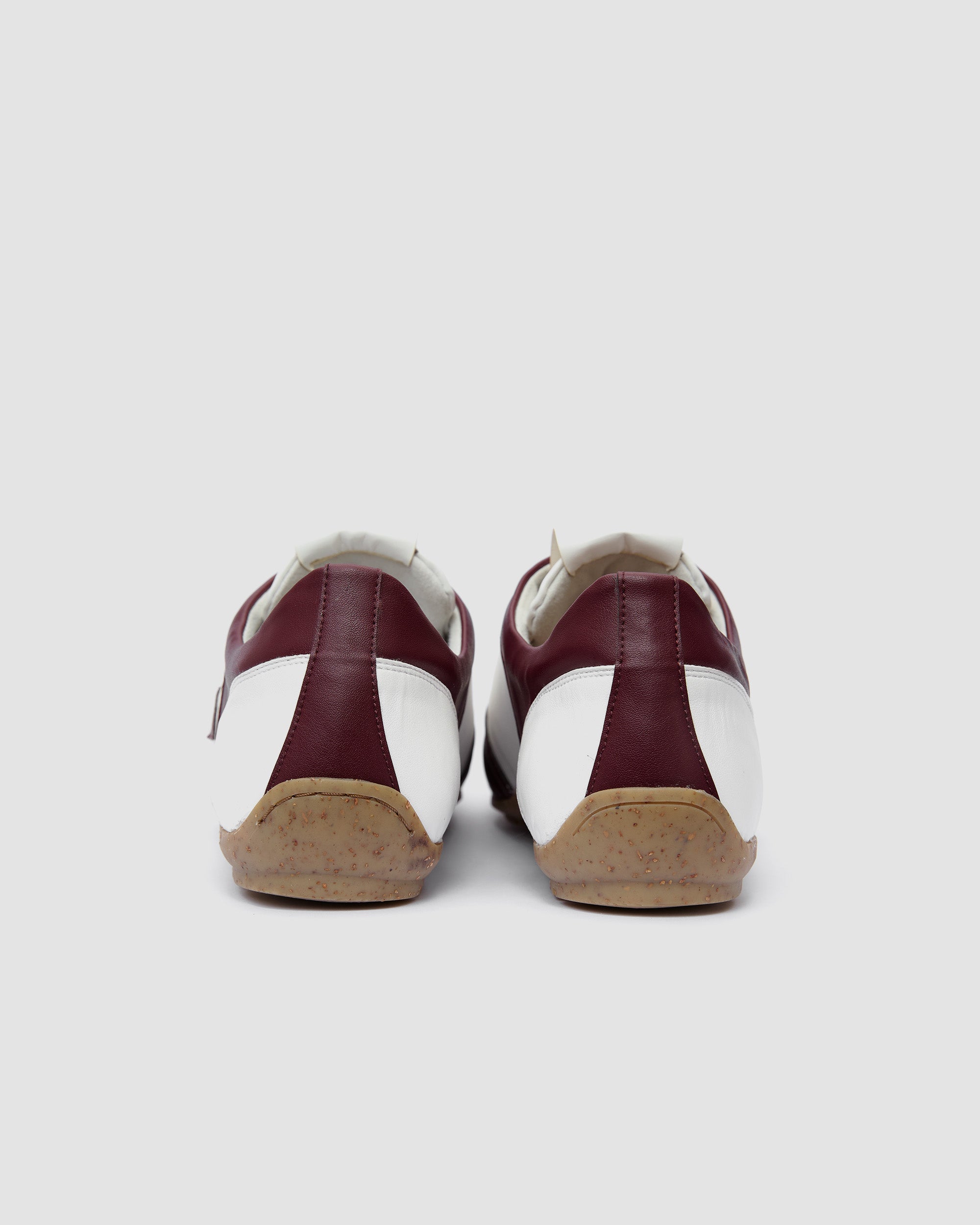 Racer Sneakers Burgundy White
