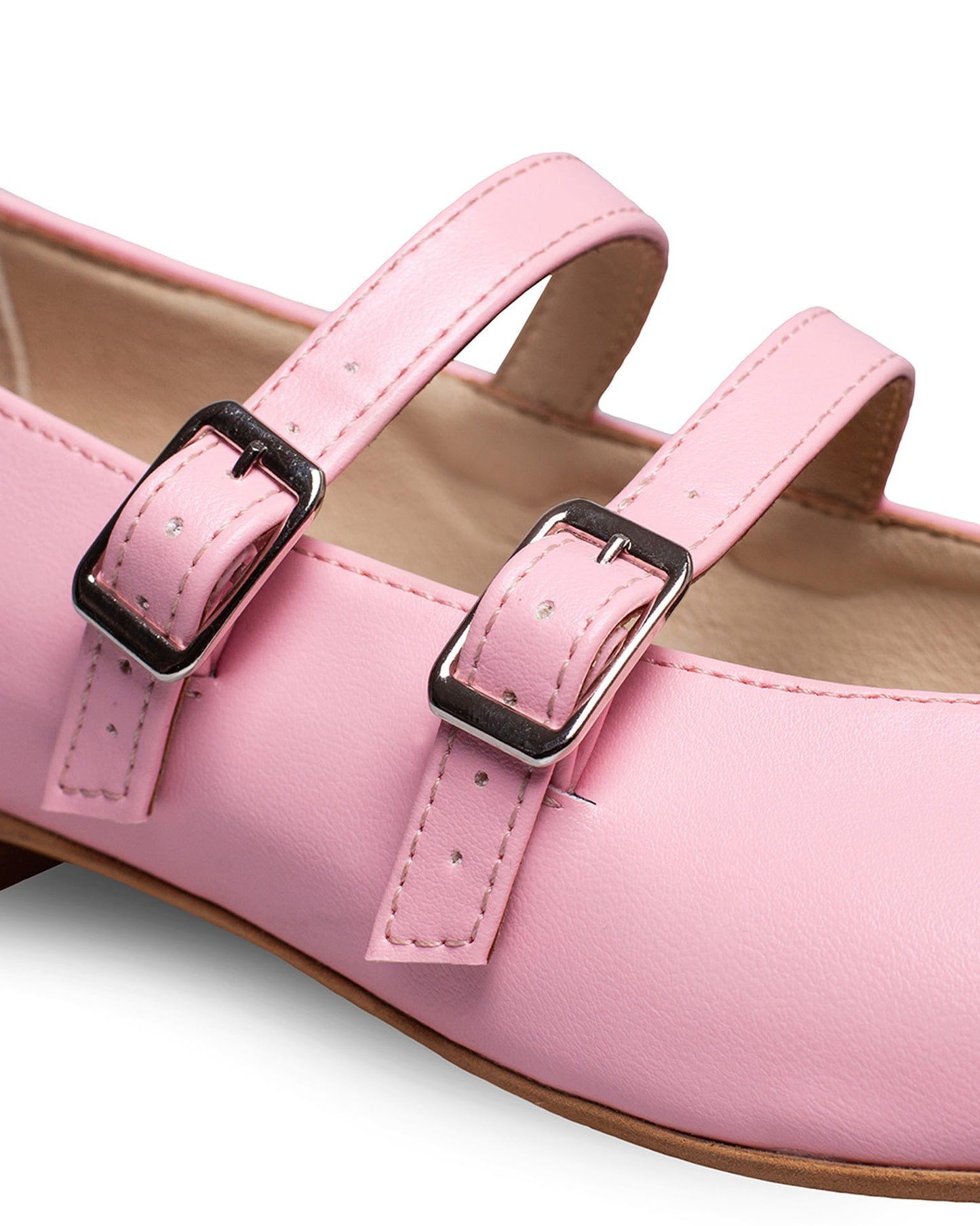 Mary Jane Pumps No. 2 Pink ballerinas made of Vegea grape leather