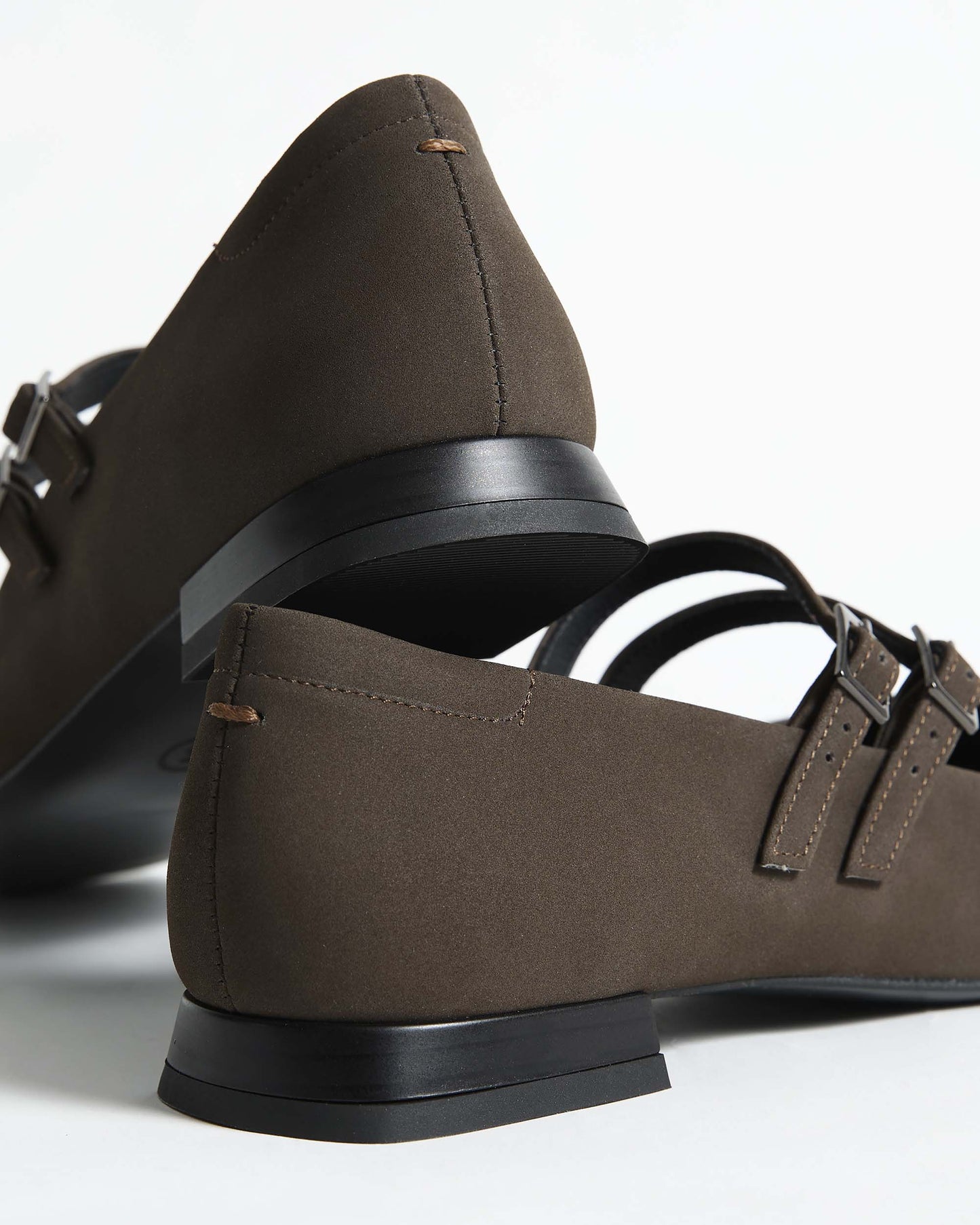 Chocolate Mary Jane Pumps brown ballerinas