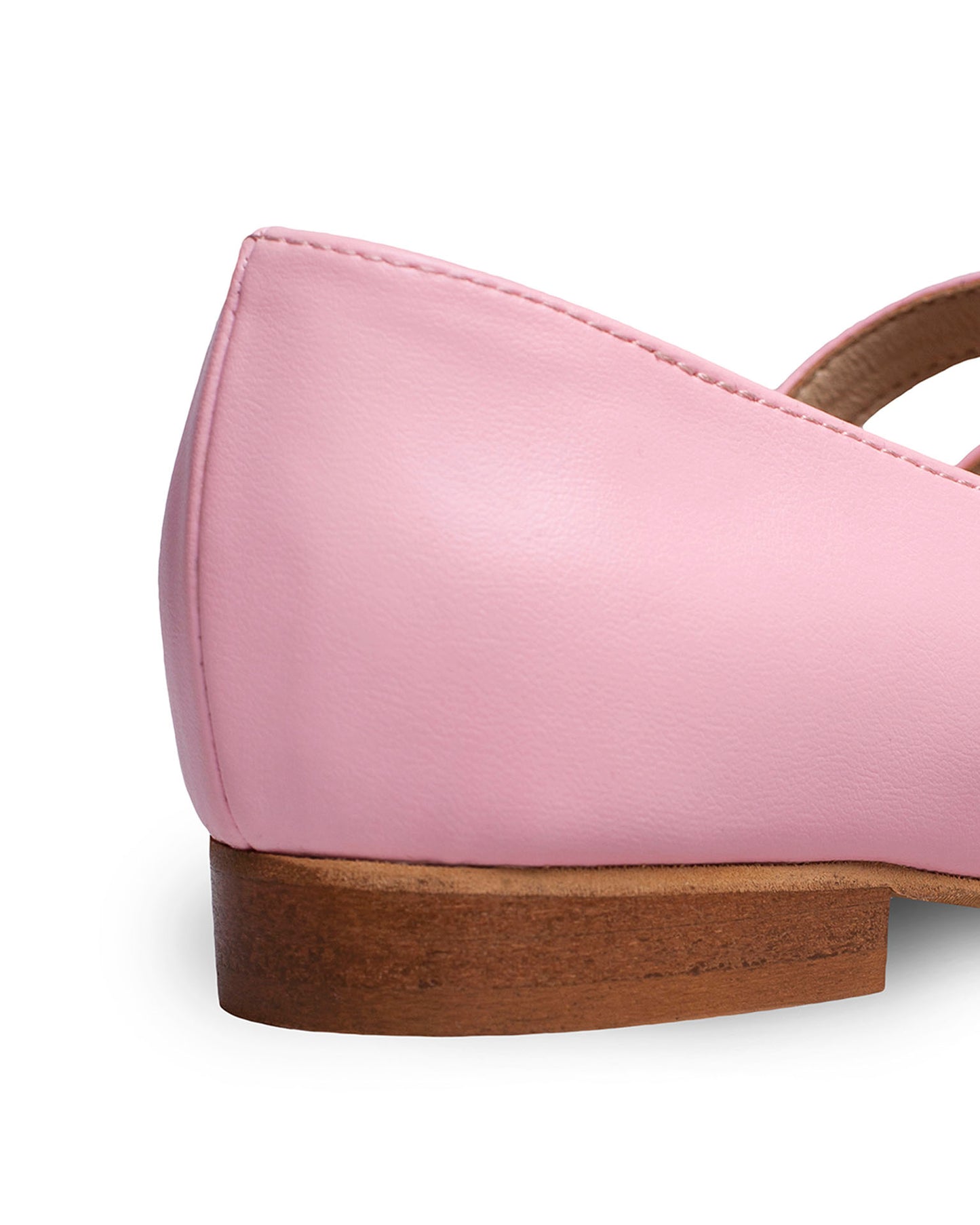 Mary Jane Pumps No. 2 Pink ballerinas made of Vegea grape leather