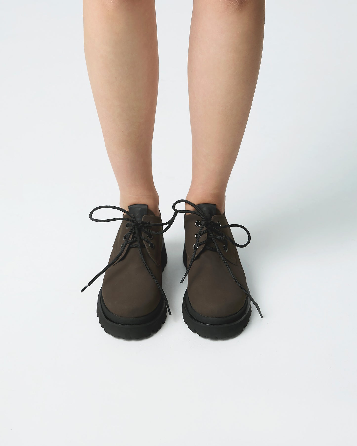 Chunky Derbs No 2 Chocolate suede brown derby shoes