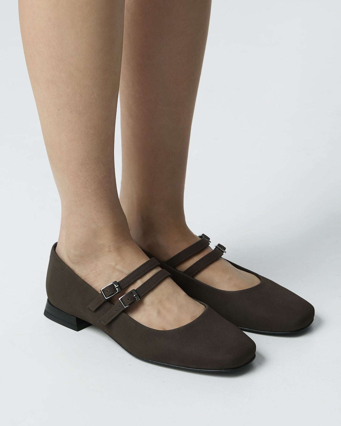Chocolate Mary Jane Pumps brown ballerinas