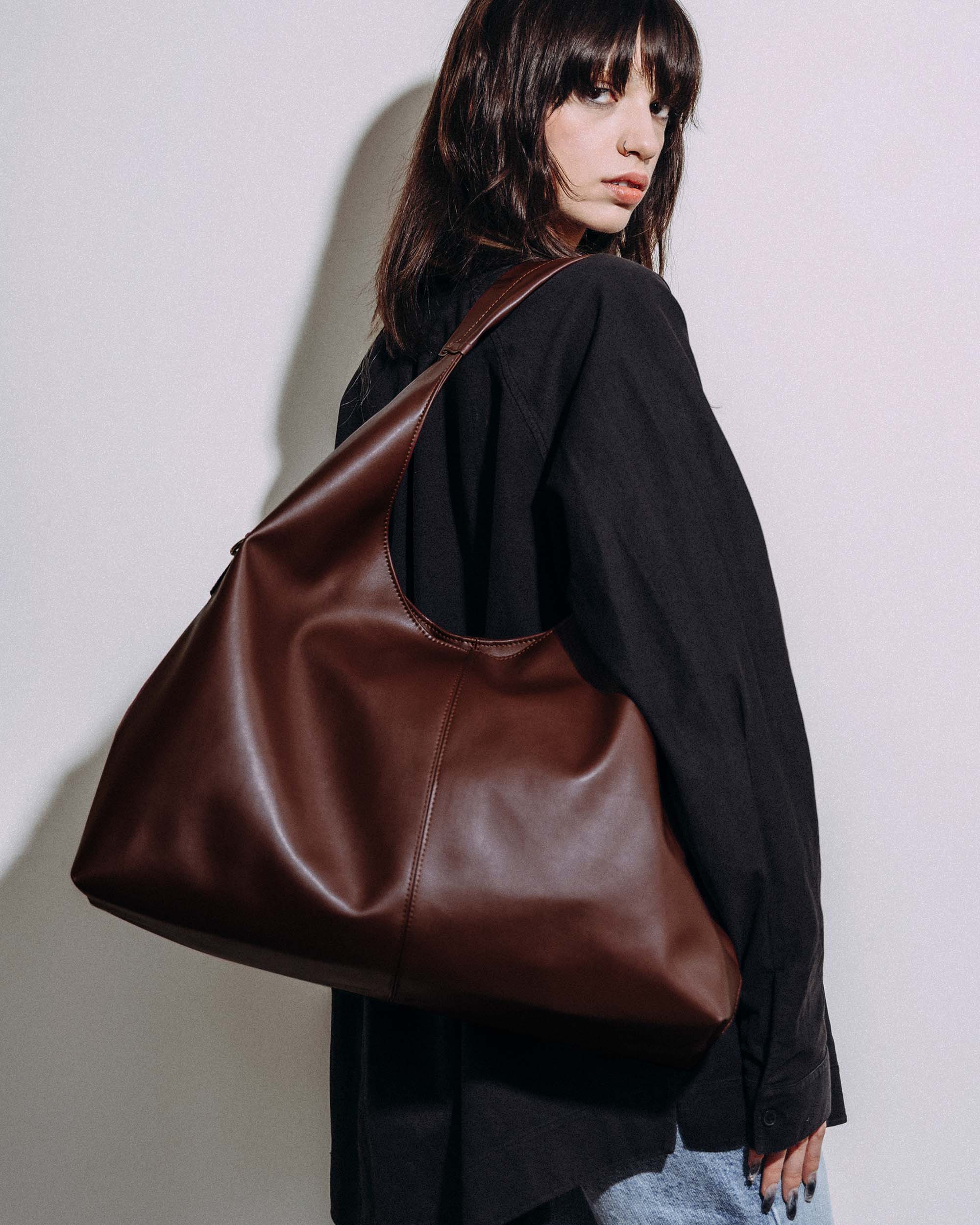 Bohema Slouchy Shopper Bag Chocolate