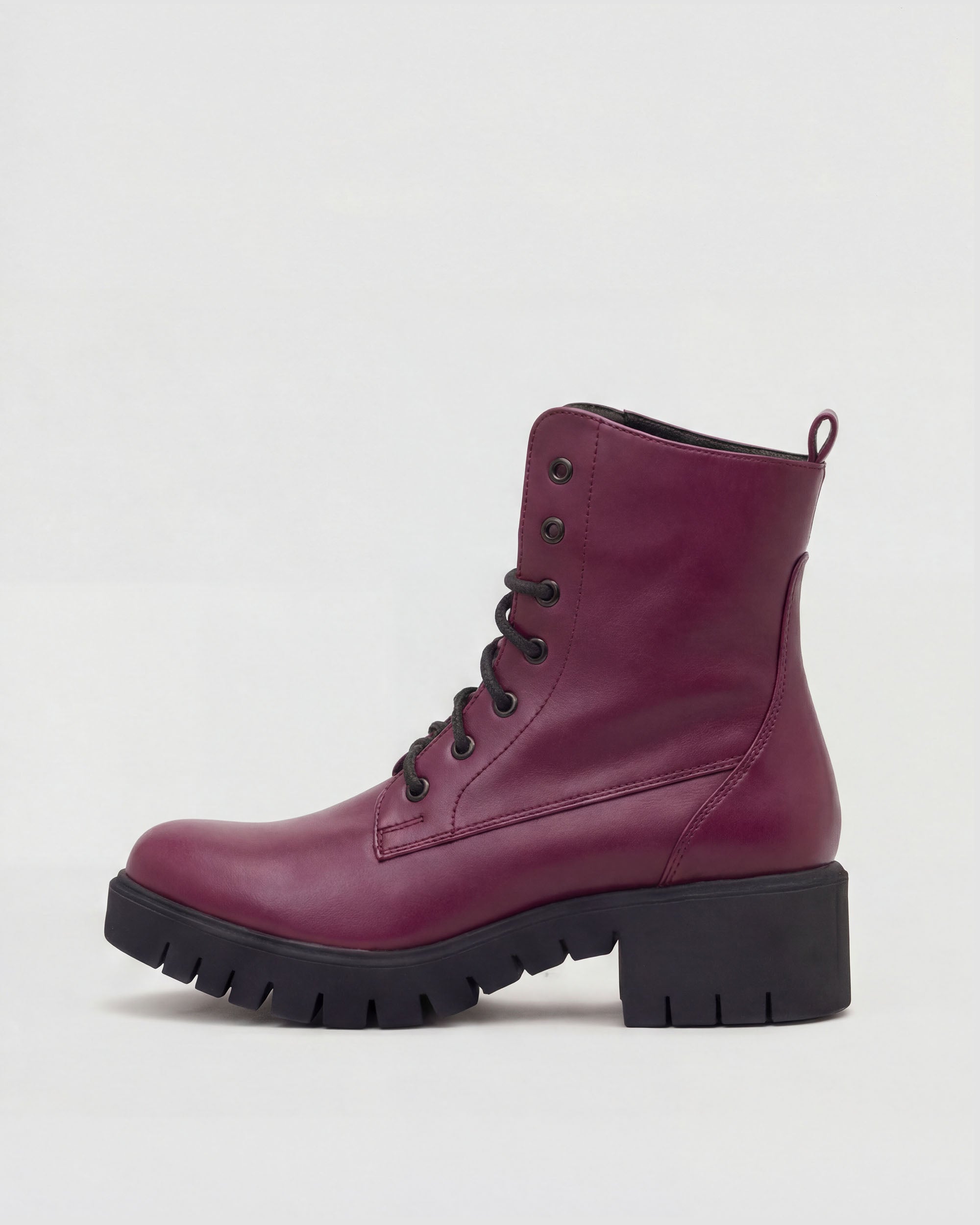 Women's Boots Workers No. 3 Burgundy