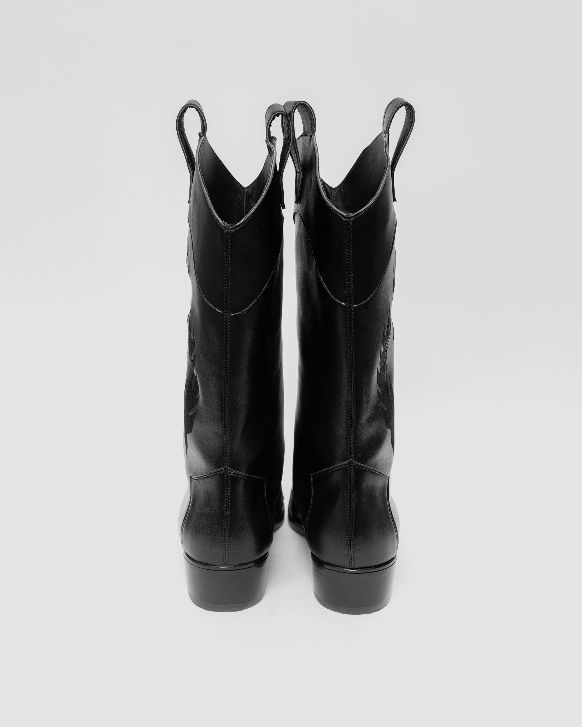 Black Saint embroidered cowboy boots