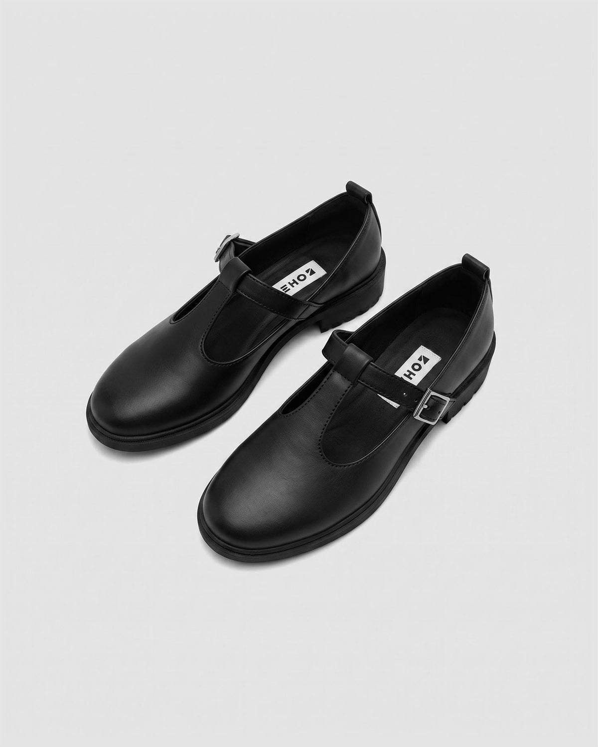 Black Mary Jane Shoes Women, Vegan Leather – Curtsy | BOHEMA
