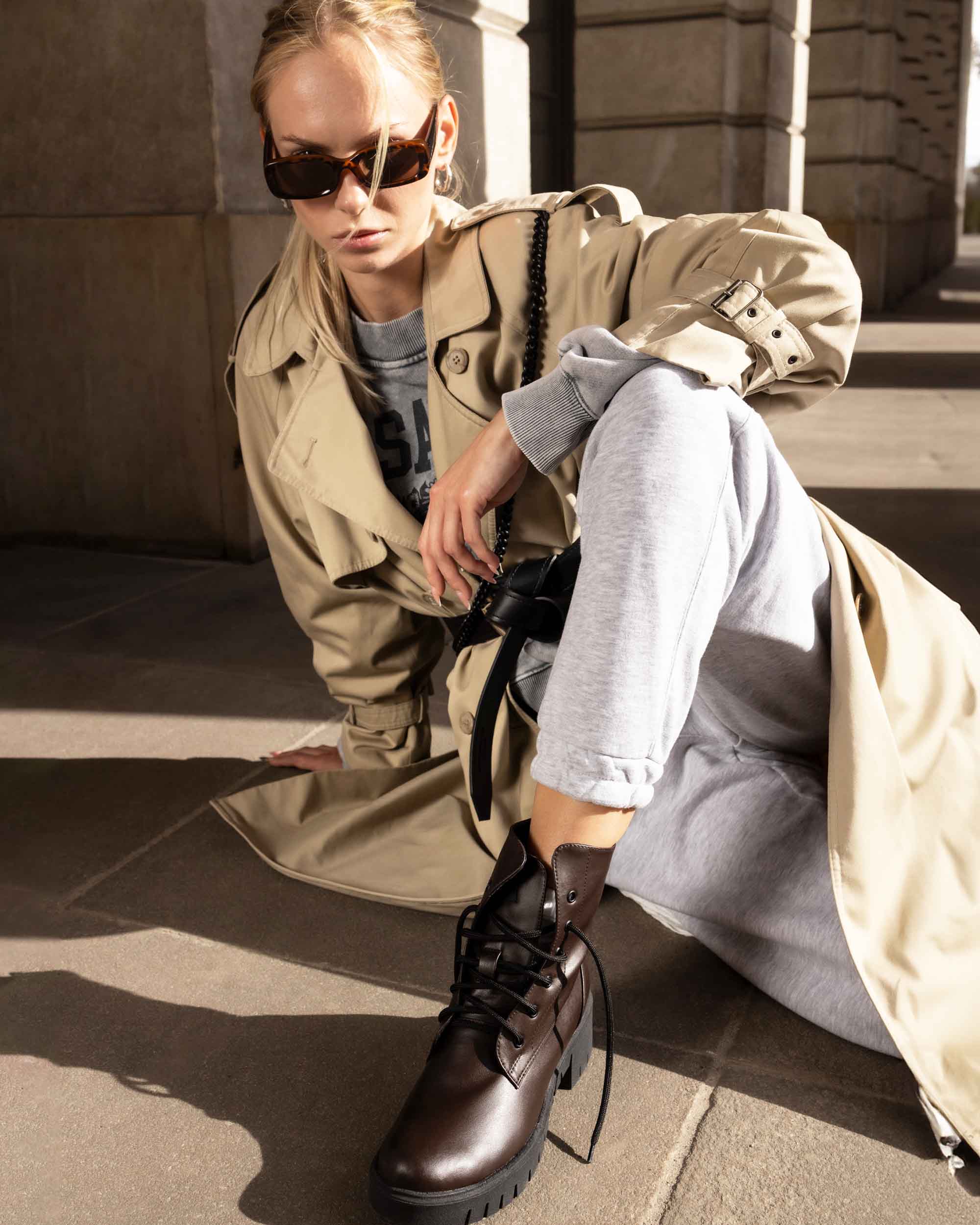 Women's Boots Workers No. 3 Chocolate