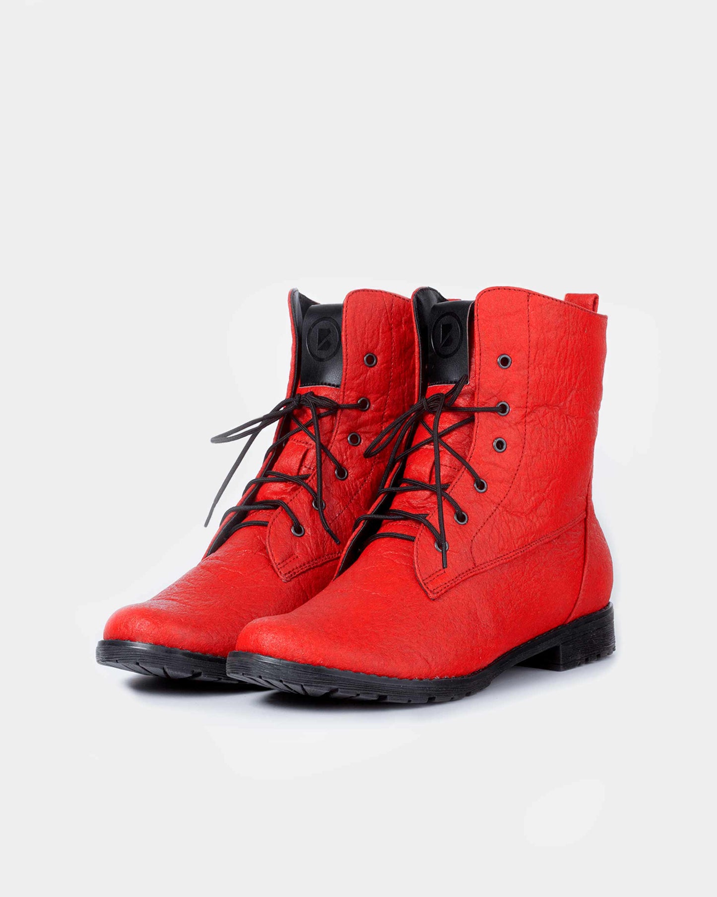 Workers No. 2 Paprika  Pina pineapple leather ankle boots - sample sale