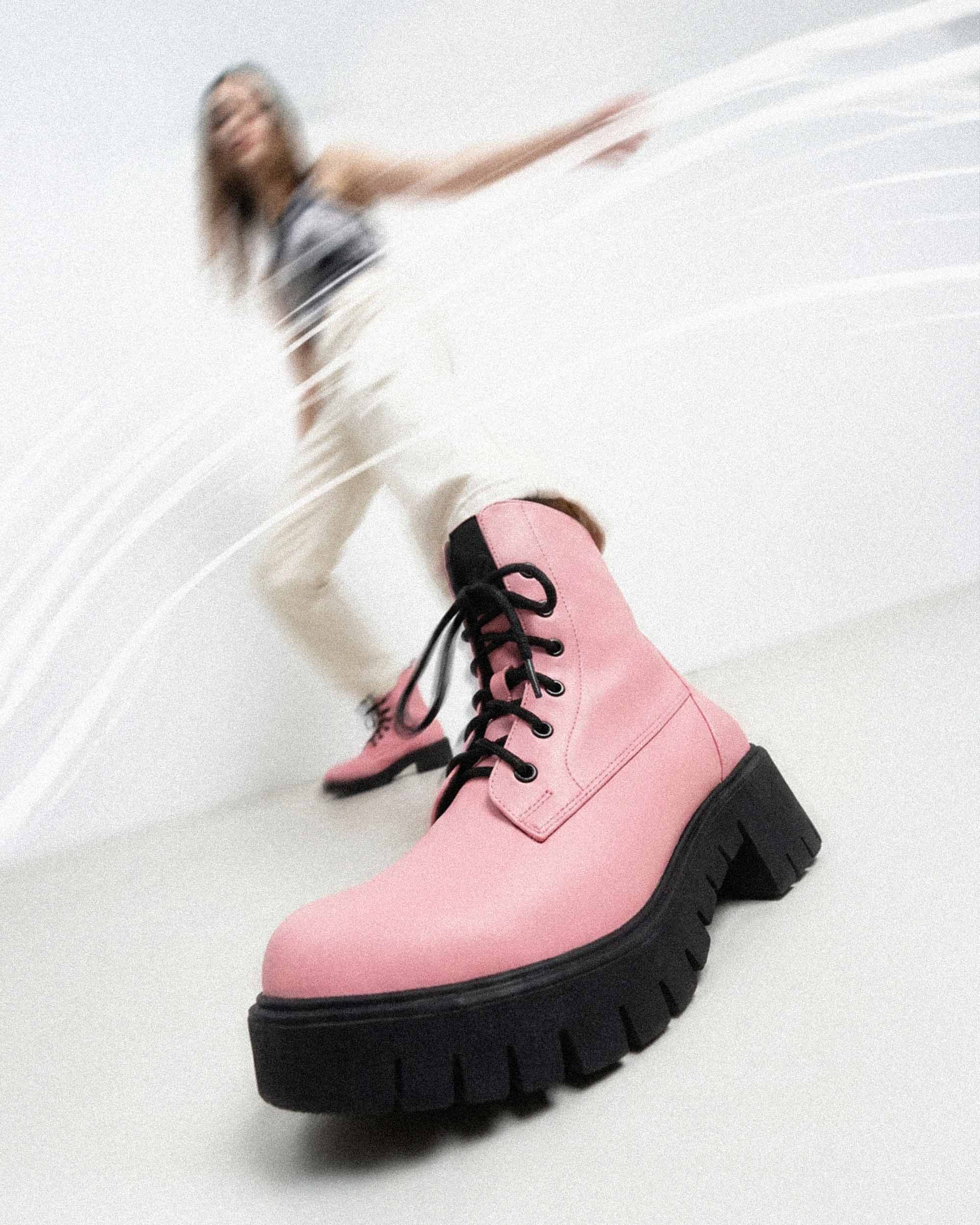 Women's Boots Workers No. 3 Pink