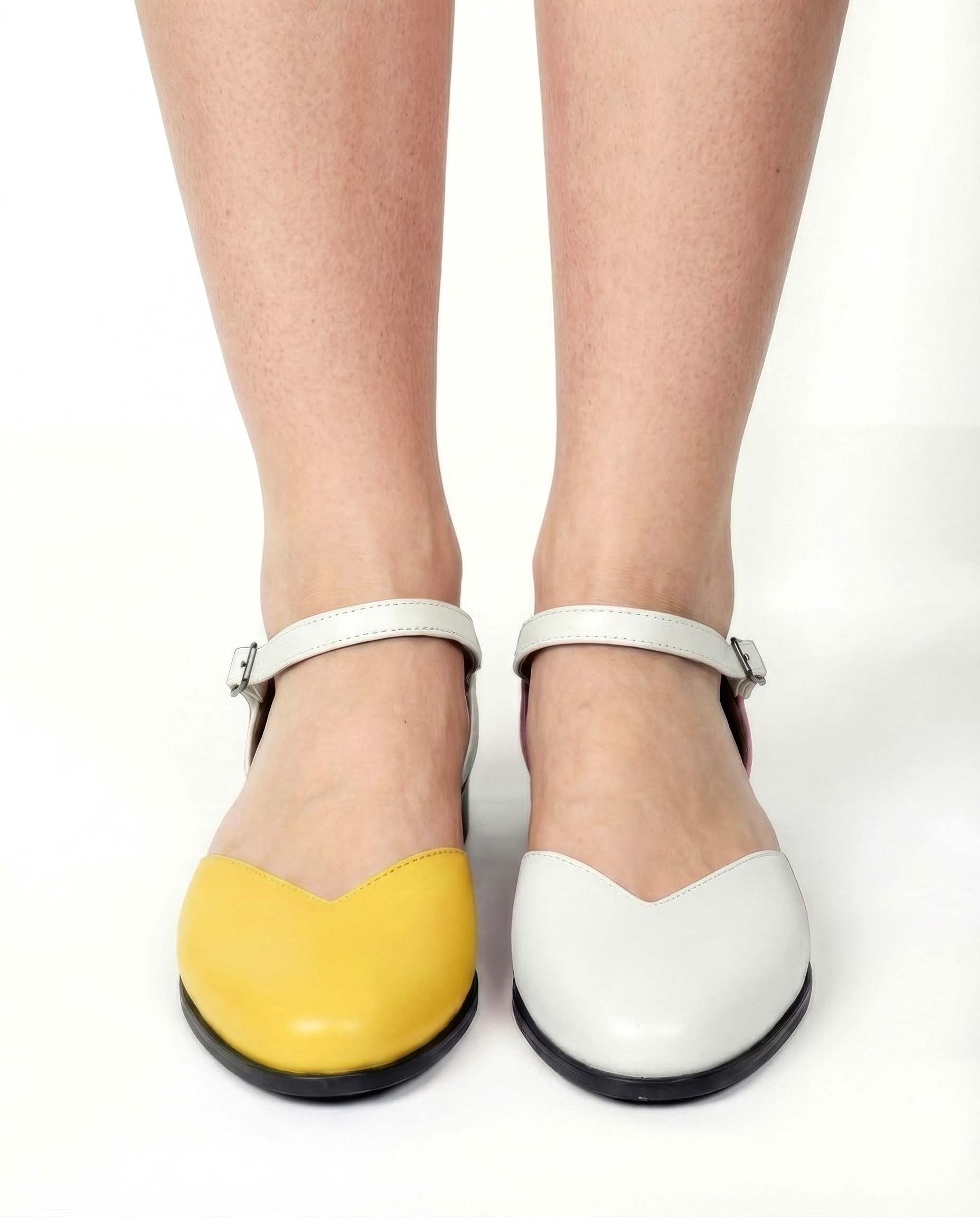 Alexa Pumps Yellow, Vegan Cactus Leather (Desserto), Women's