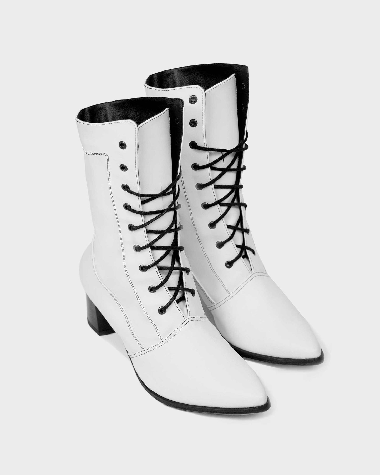 High Boots White cactus leather boots