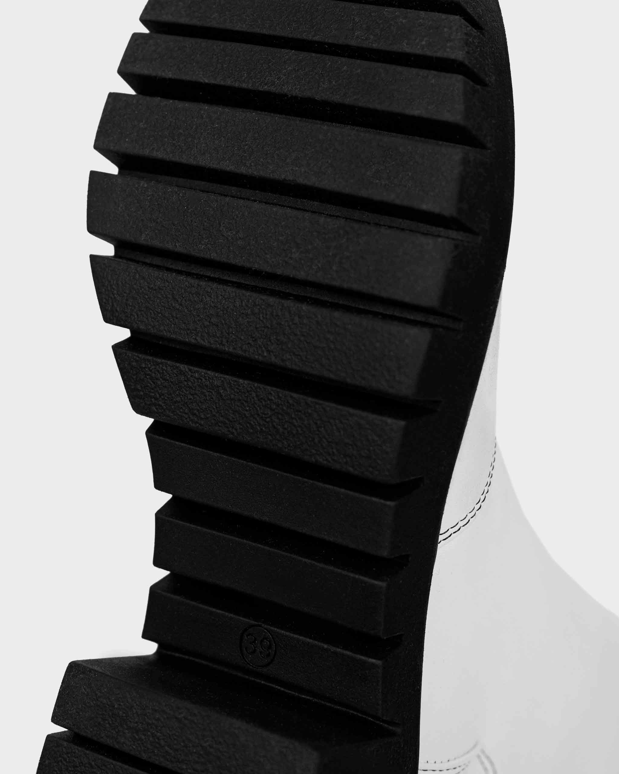 Cyber Boots White cactus leather ankle boots