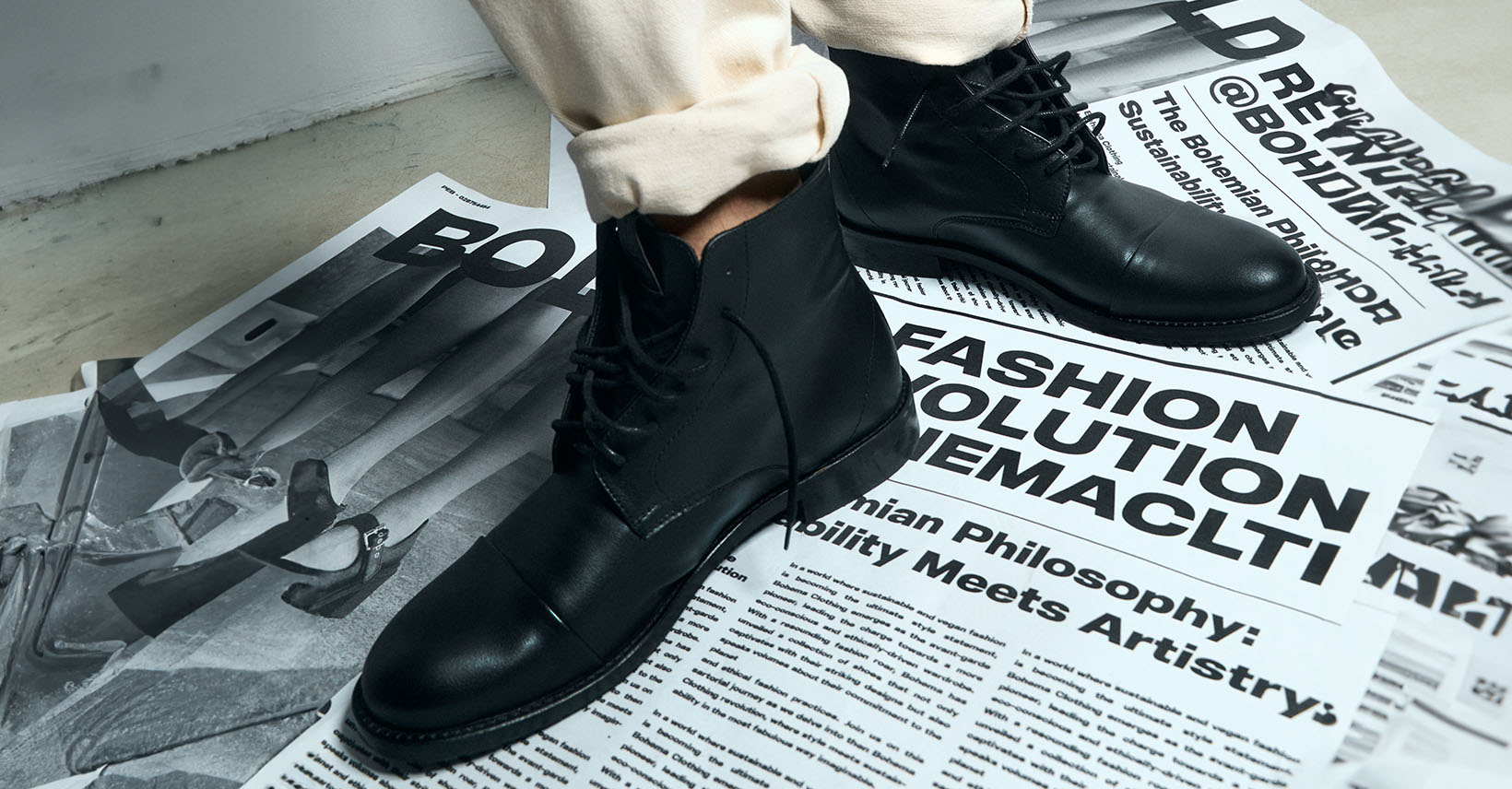 Timeless vegan men's shoes