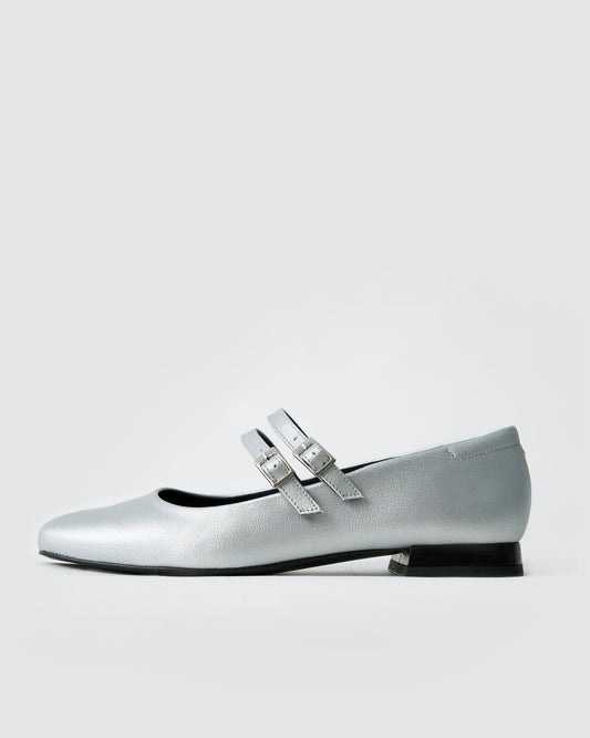 Sugar Mary Jane Pumps metallic ballerinas