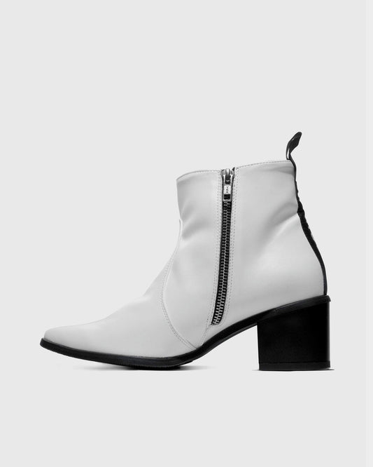 Swan No.1 White Nopal cactus leather boots - sample sale