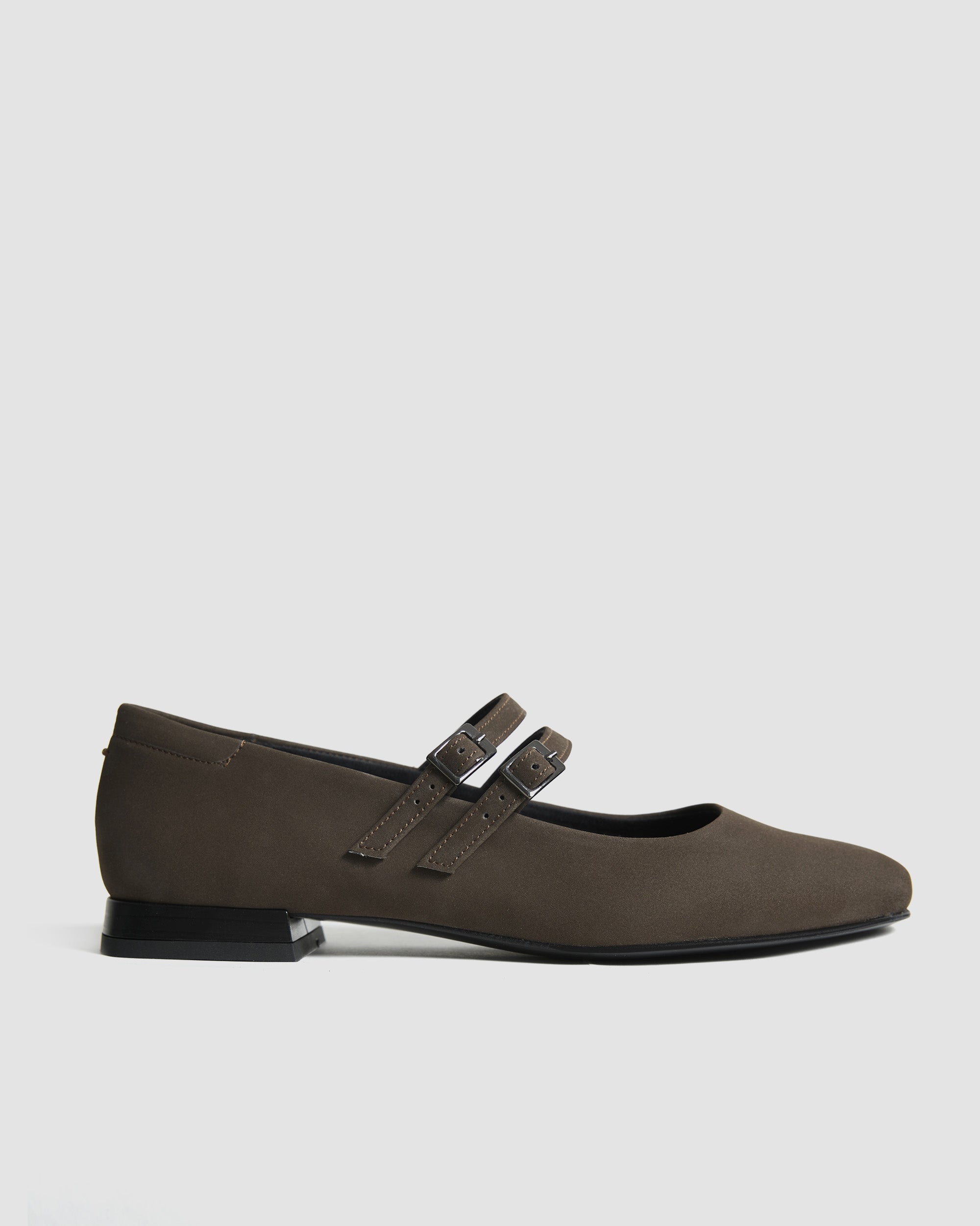 Chocolate Mary Jane Pumps brown ballerinas