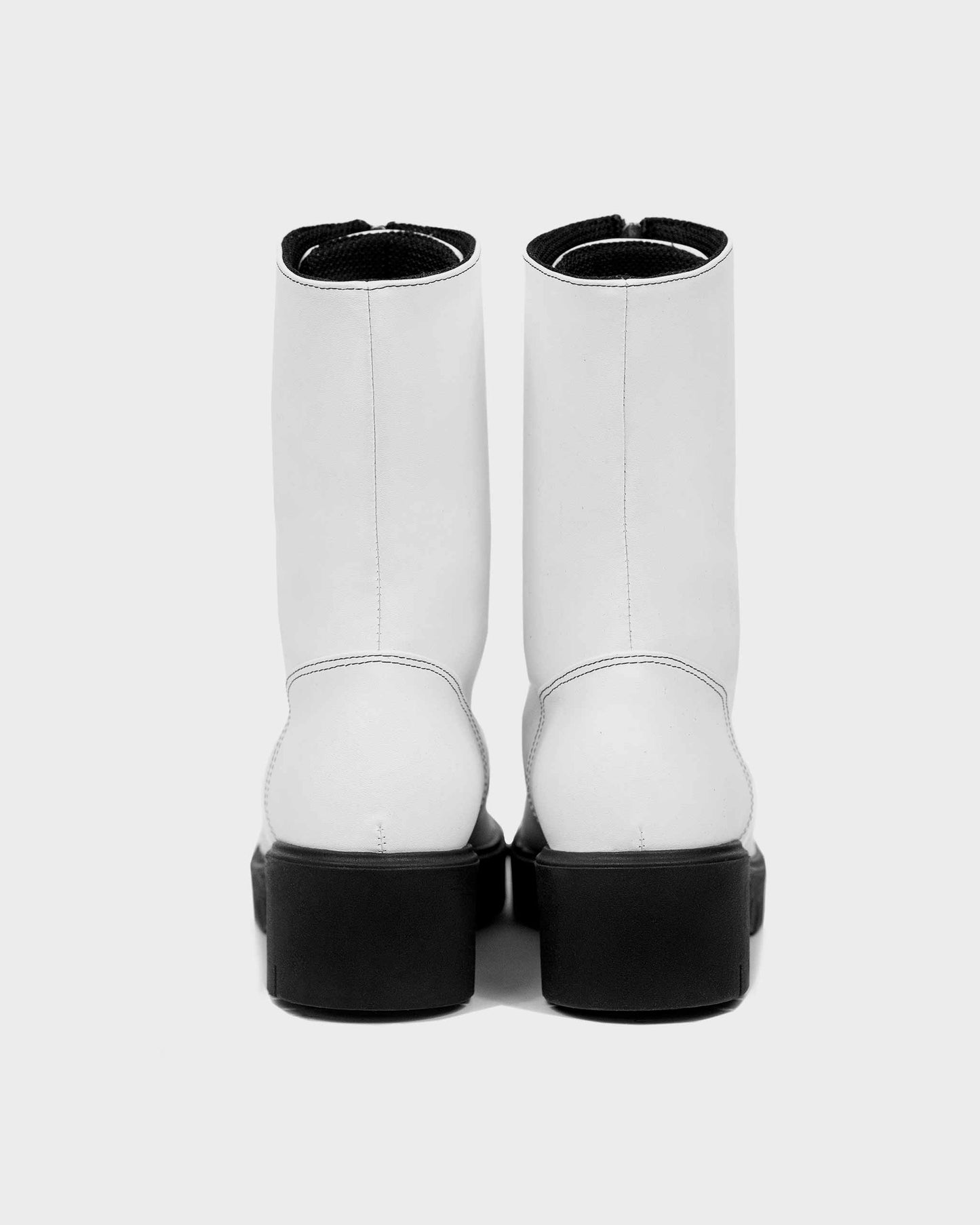 Cyber Boots White cactus leather ankle boots - sample sale