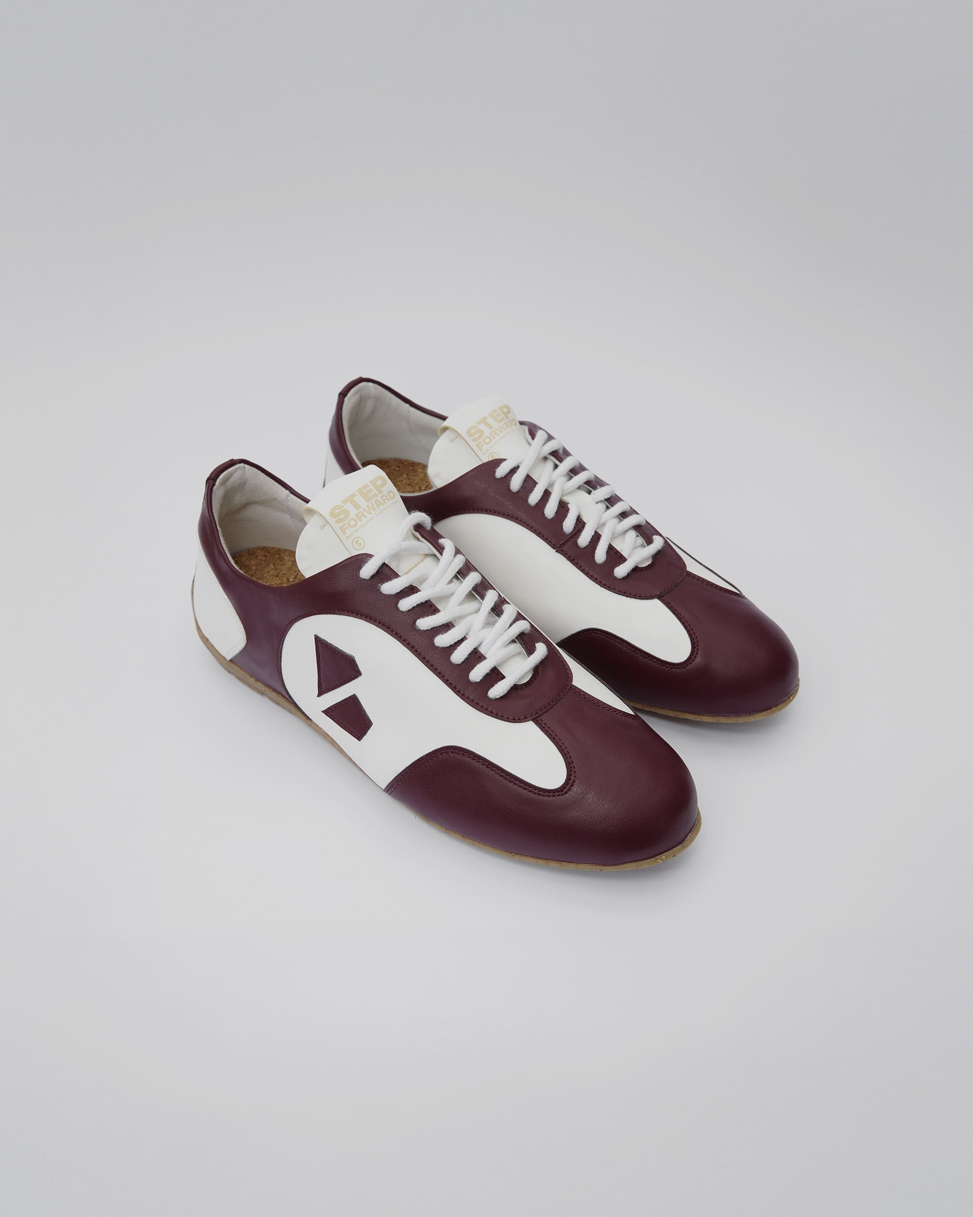 Racer Sneakers Burgundy White