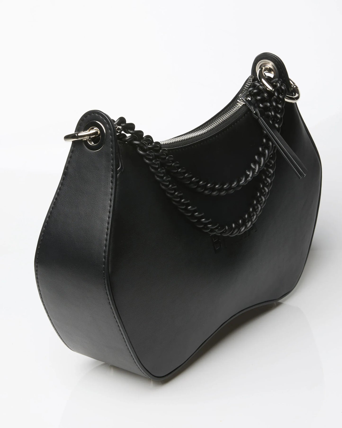 Noir BHMA Bag of grape-based vegan leather