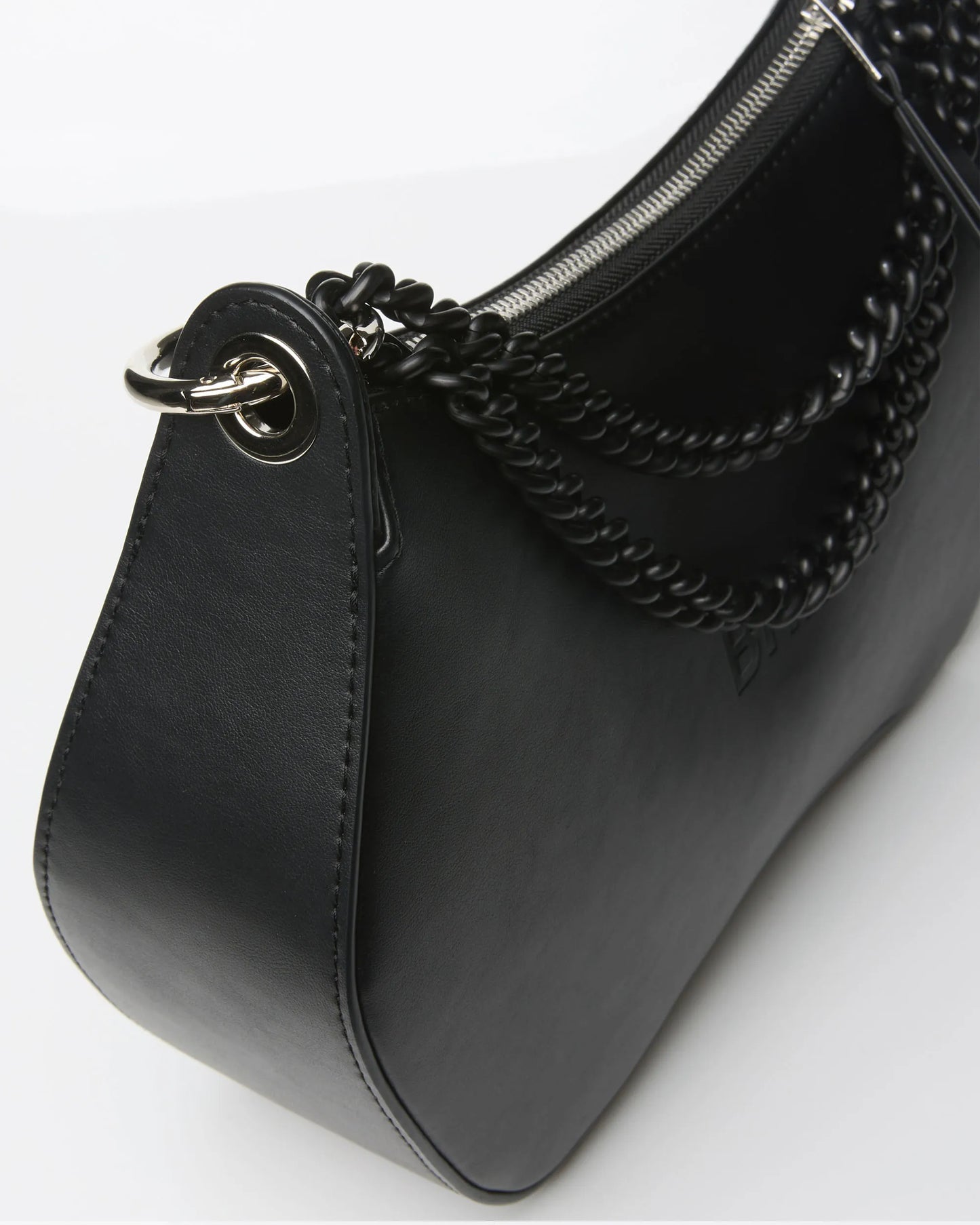 Noir BHMA Bag of grape-based vegan leather