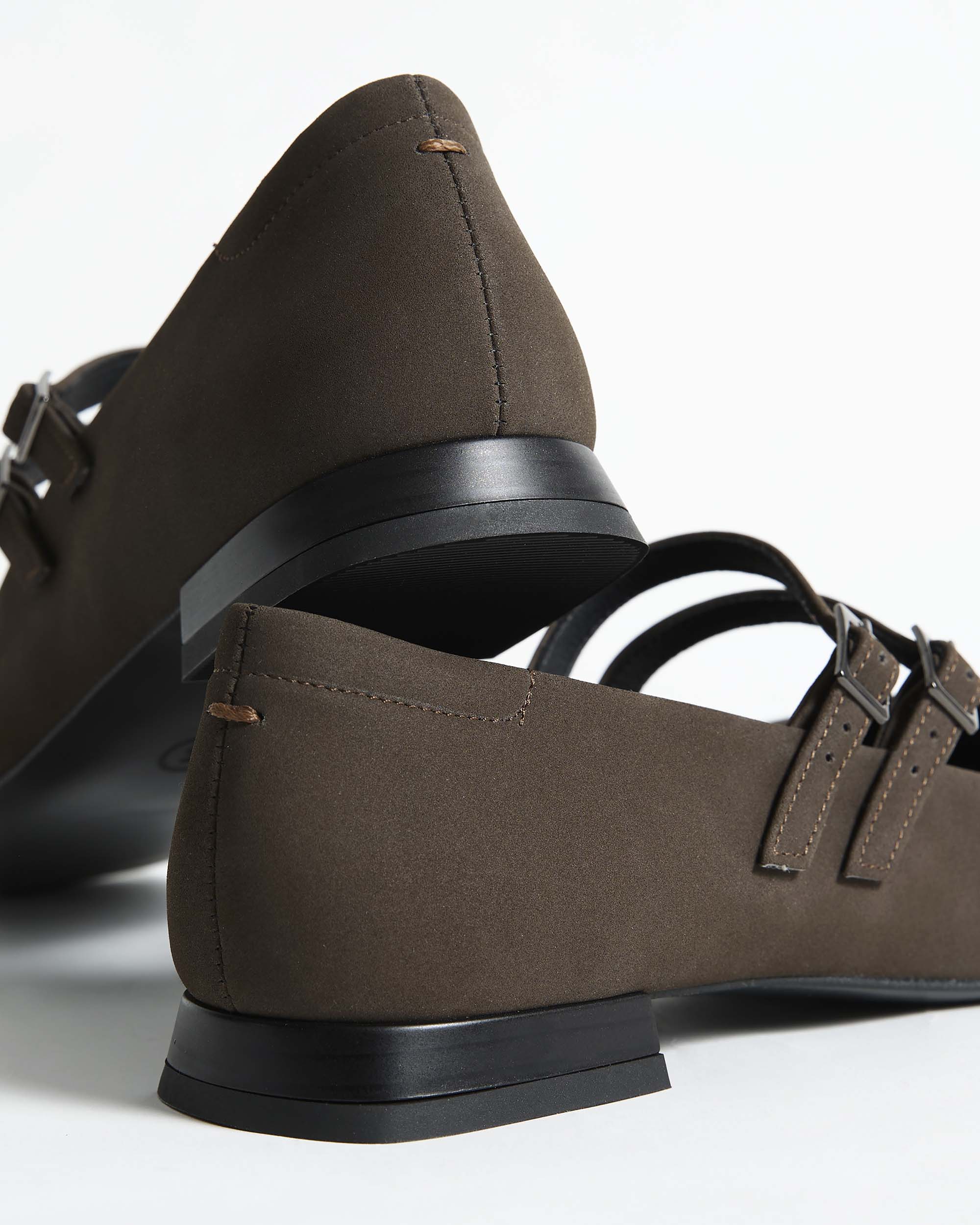 Chocolate Mary Jane Pumps brown ballerinas