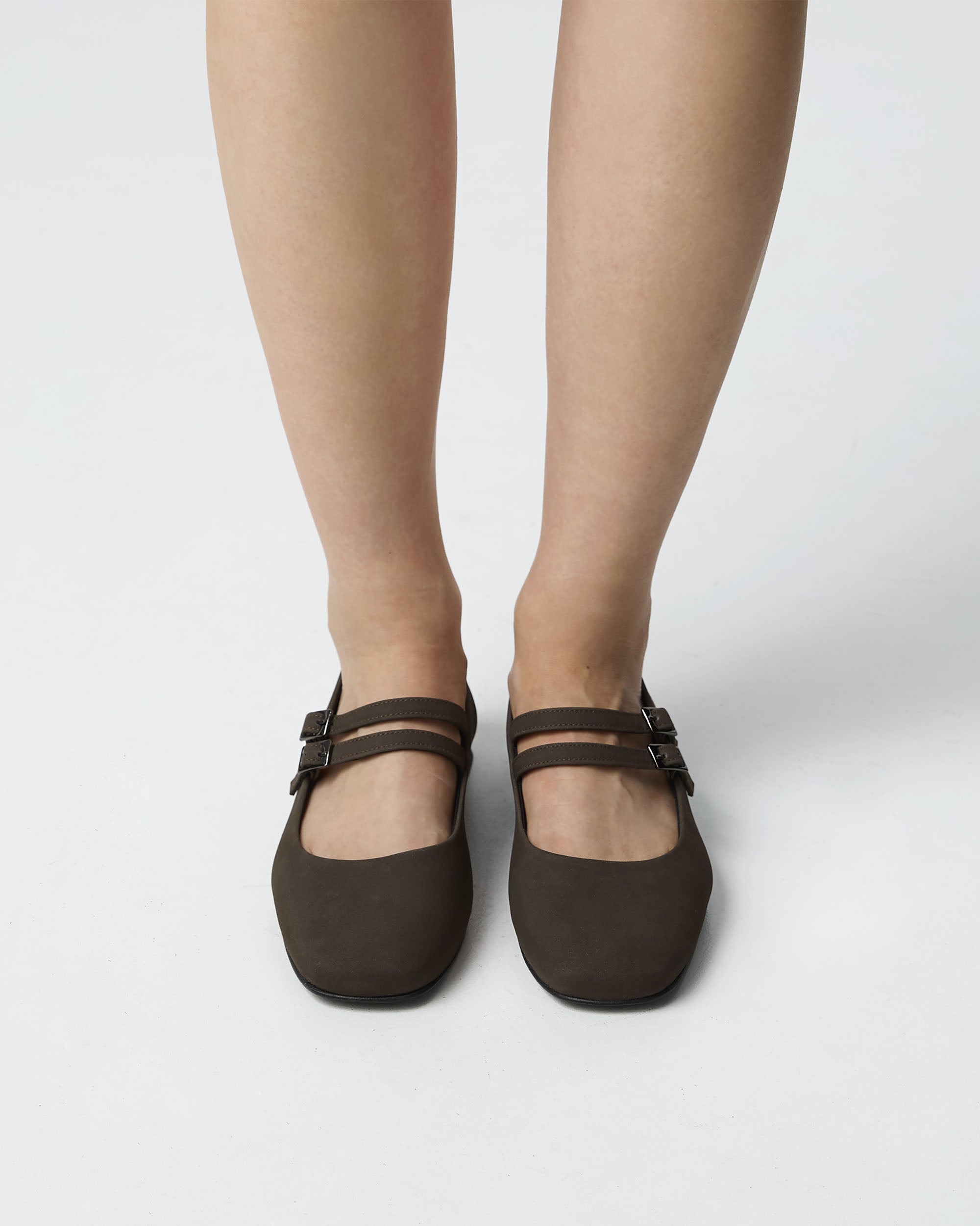 Chocolate Mary Jane Pumps brown ballerinas