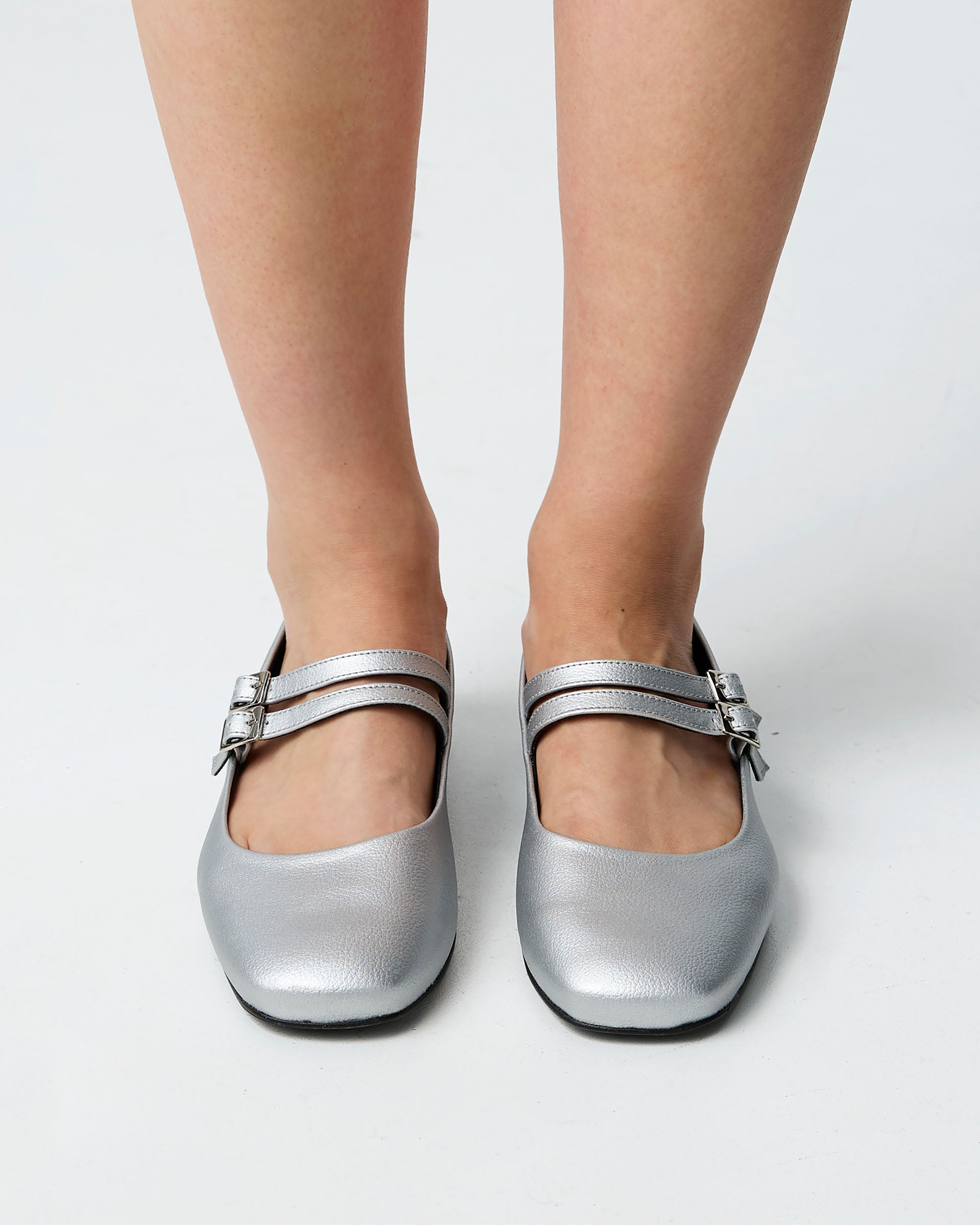 Sugar Mary Jane Pumps metallic ballerinas