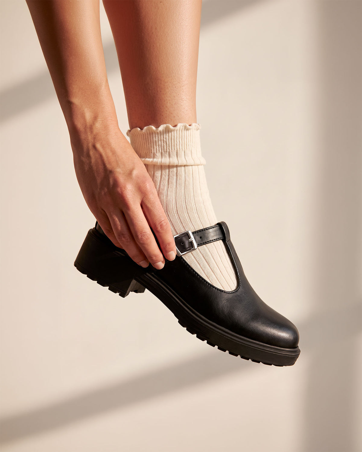 Black Mary Jane Shoes Women, Vegan Leather – Curtsy | BOHEMA