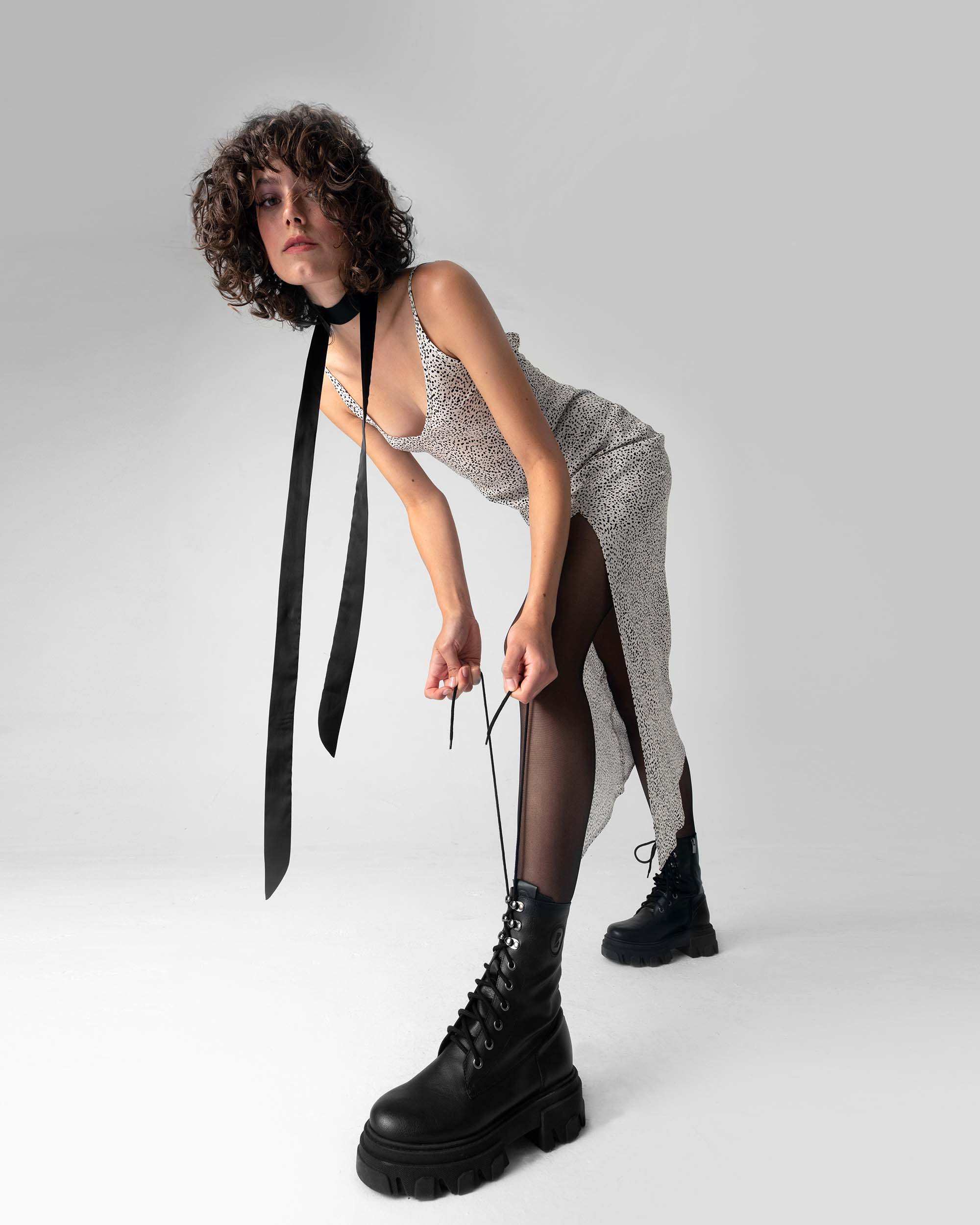 Bohema - Combat Black - Girl Shoes Bohema - Combat Black - Girl Shoes