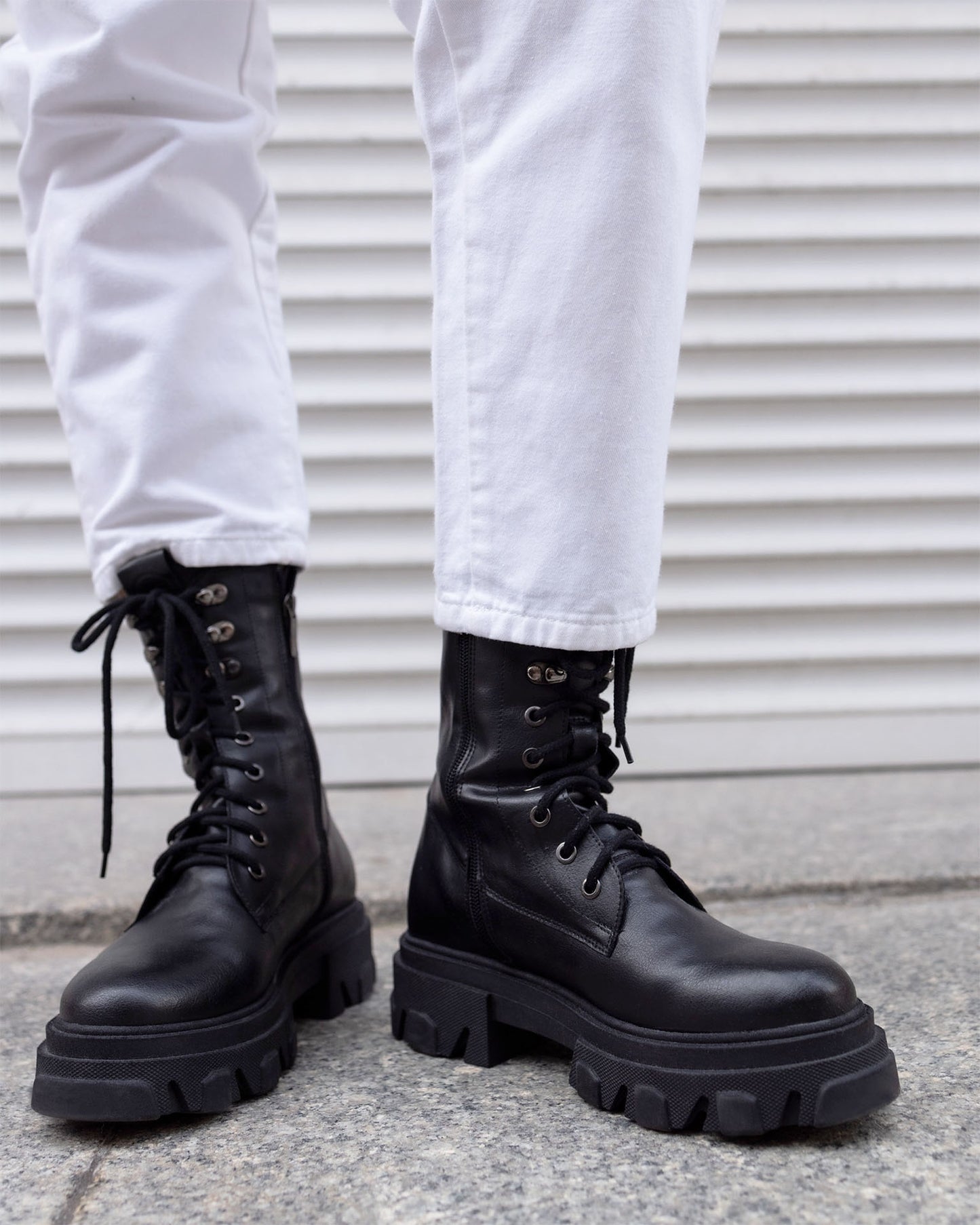 Combat Boots women's vegan worker boots