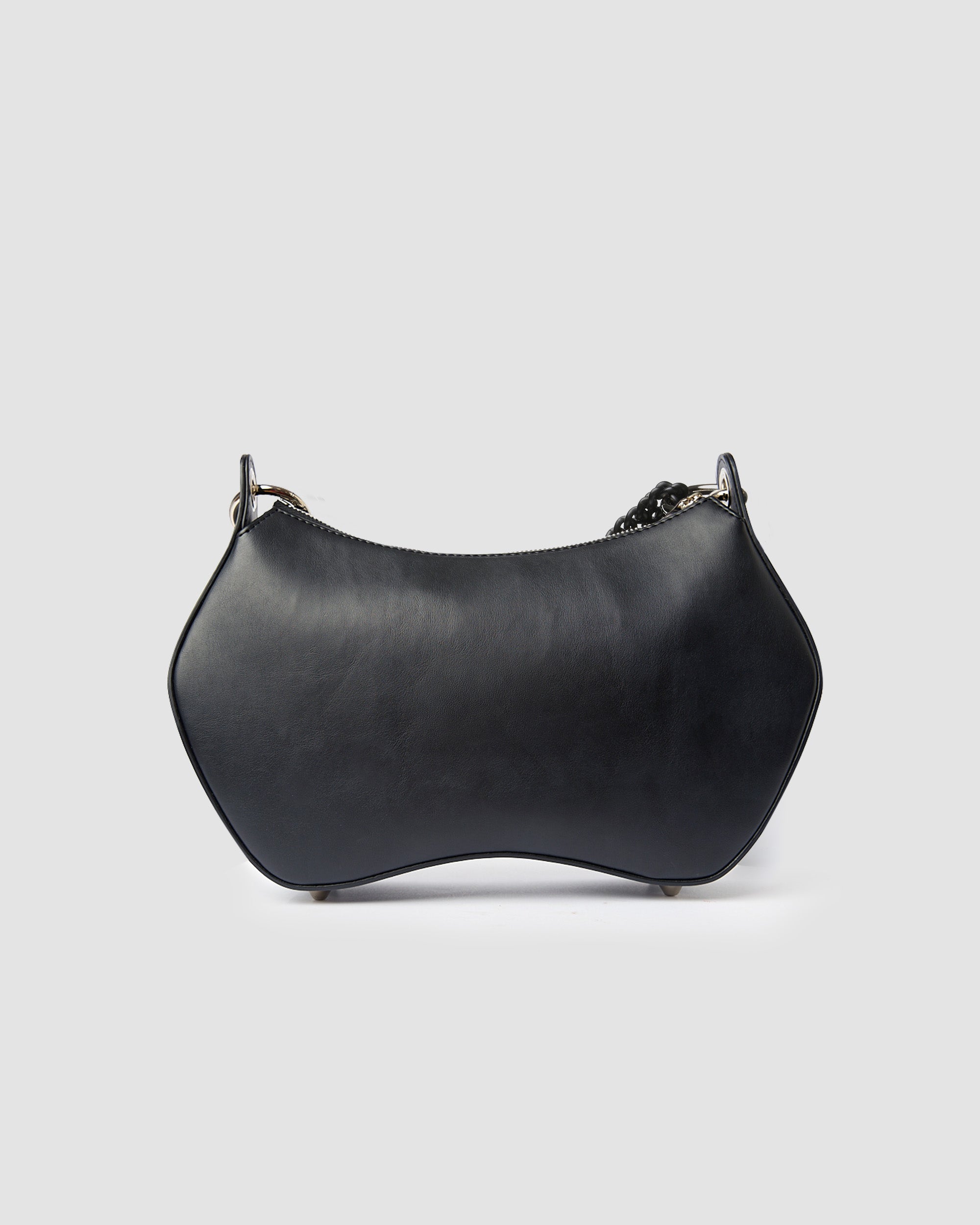 Noir BHMA Bag of grape-based vegan leather