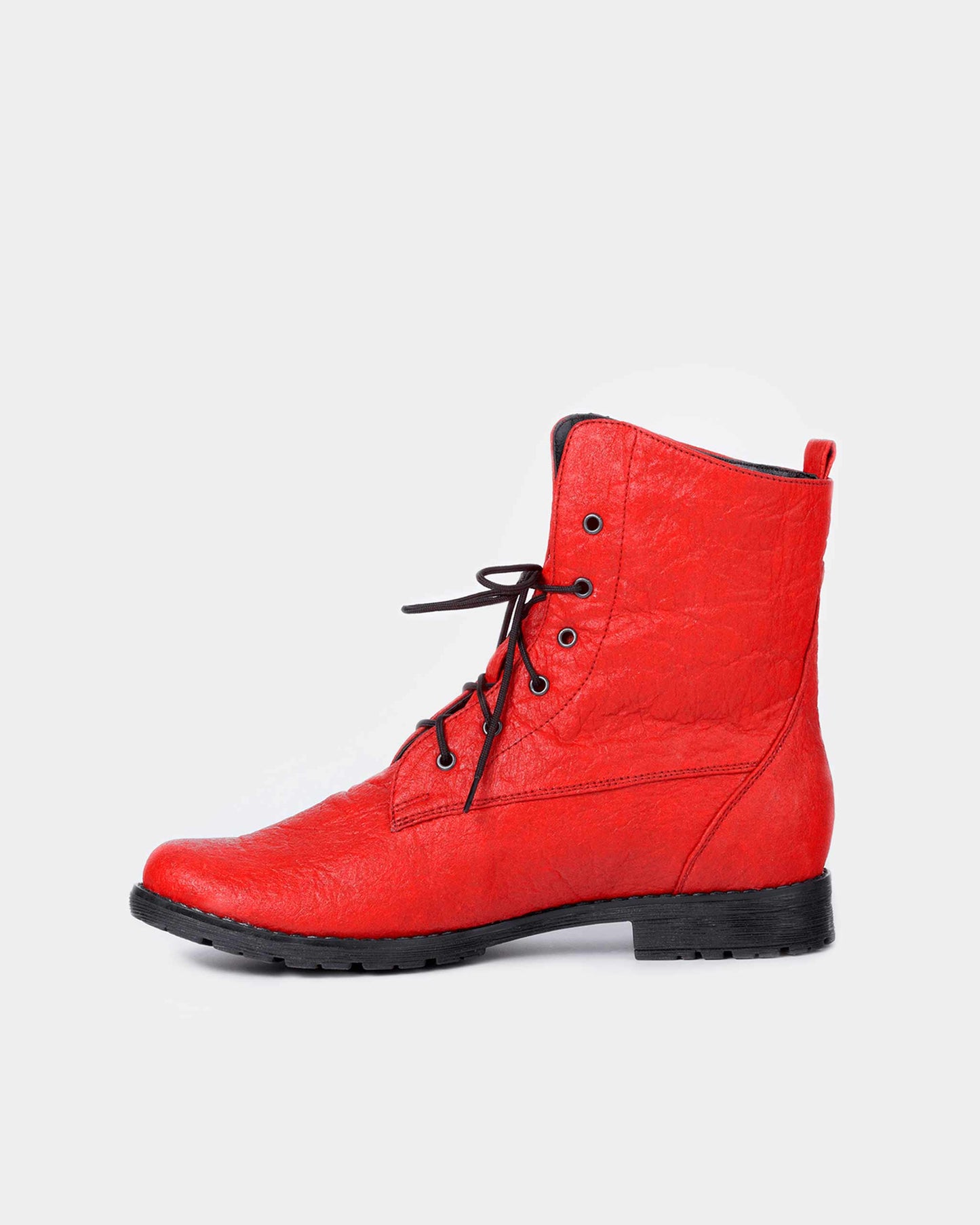 Workers No. 2 Paprika  Pina pineapple leather ankle boots - sample sale