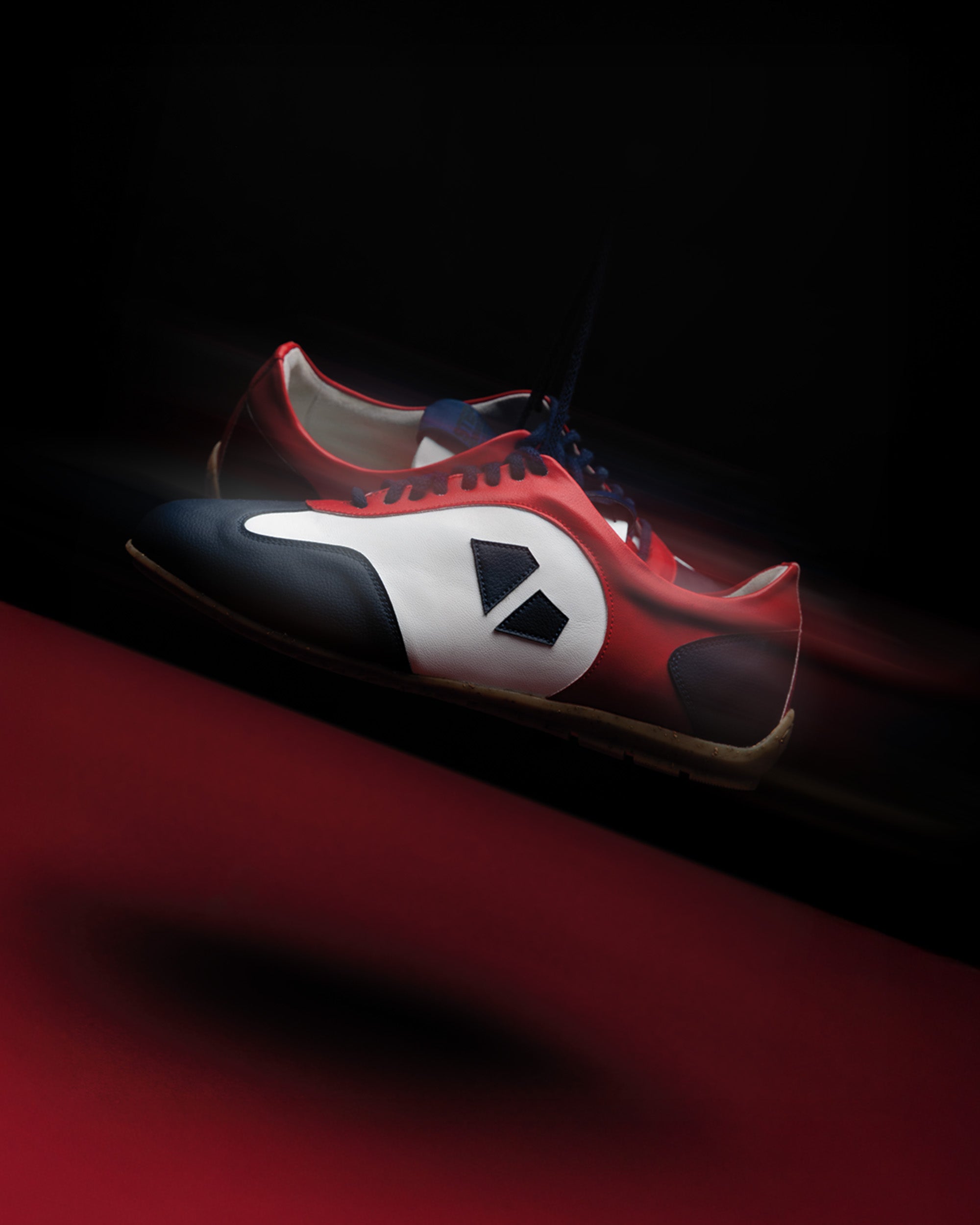 Racer Sneakers Blue Red White