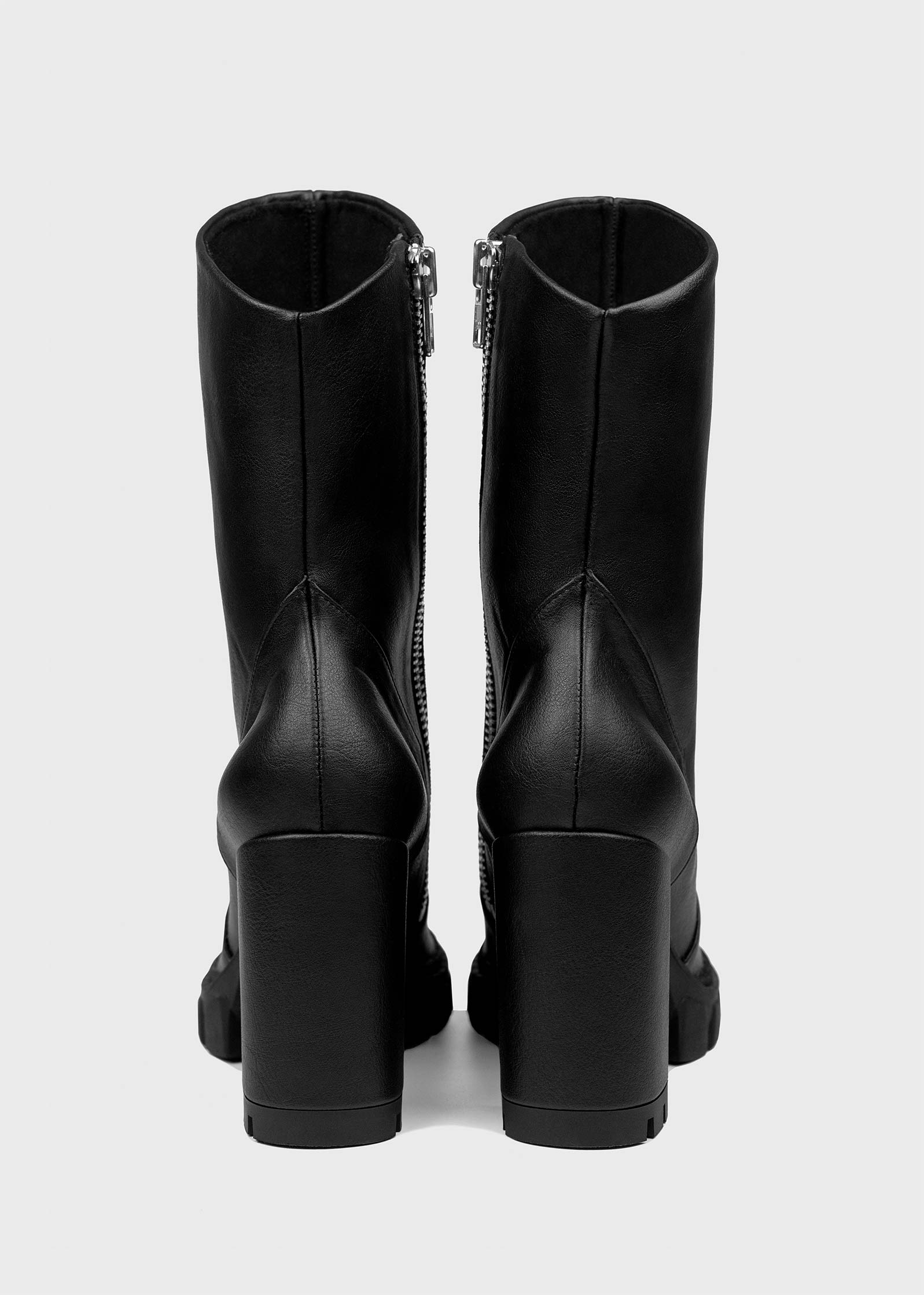 Ritual Boots Black Vegea leather ankle boots - outlet